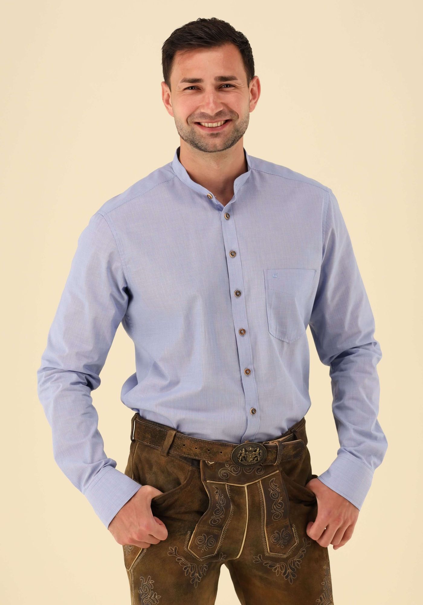 Gipfelstürmer Trachtenhemd Slim Fit Rirega