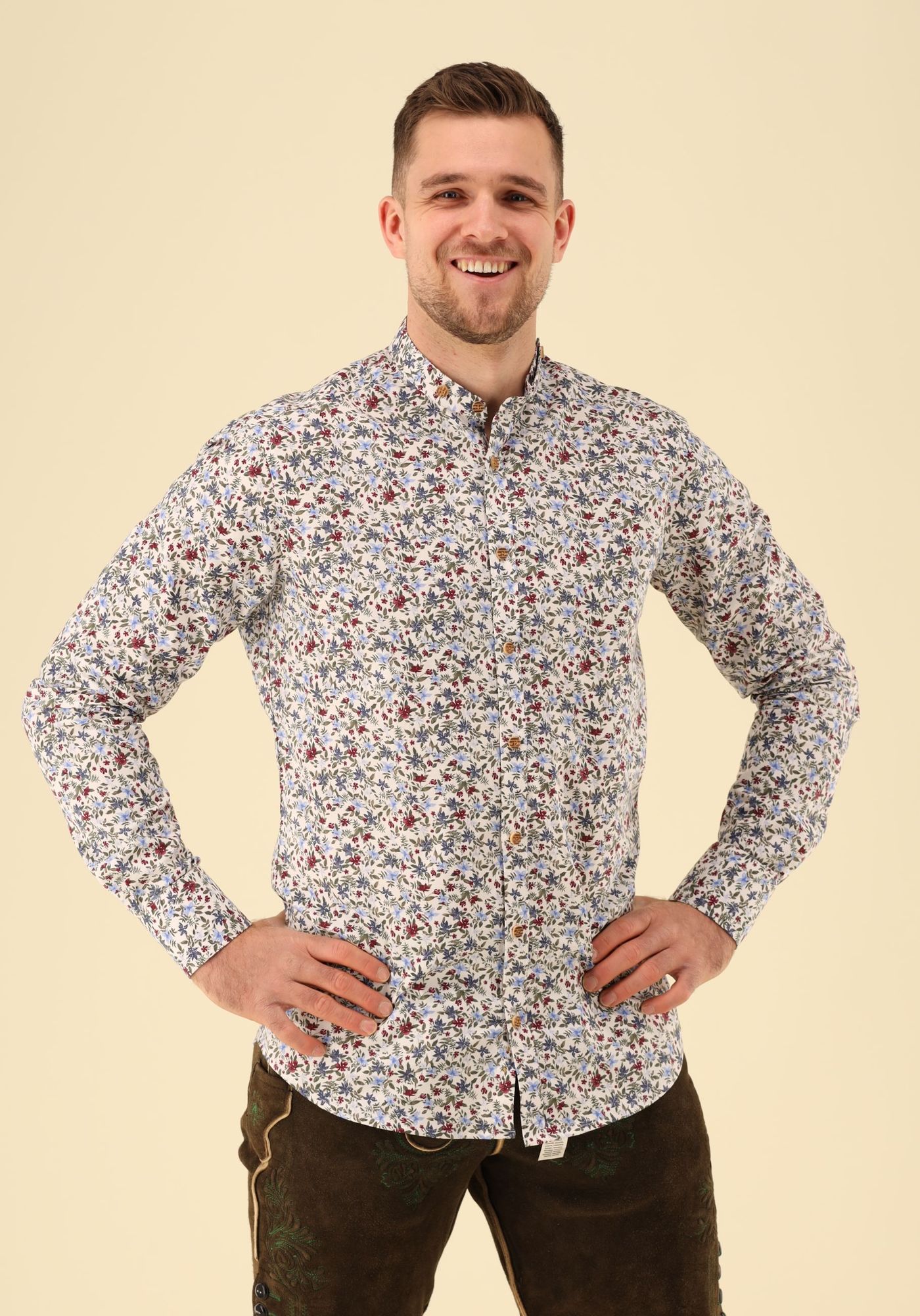 Gipfelstürmer Trachtenhemd Slim Fit Kekemu