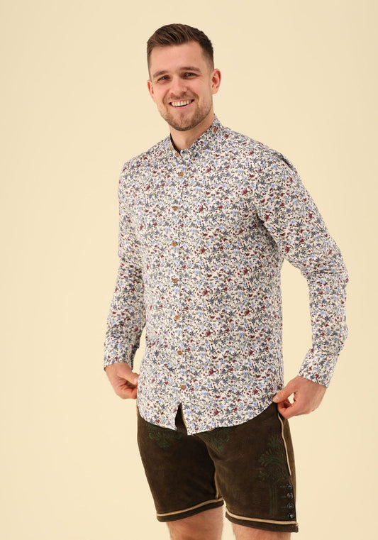 Gipfelstürmer Trachtenhemd Slim Fit Kekemu