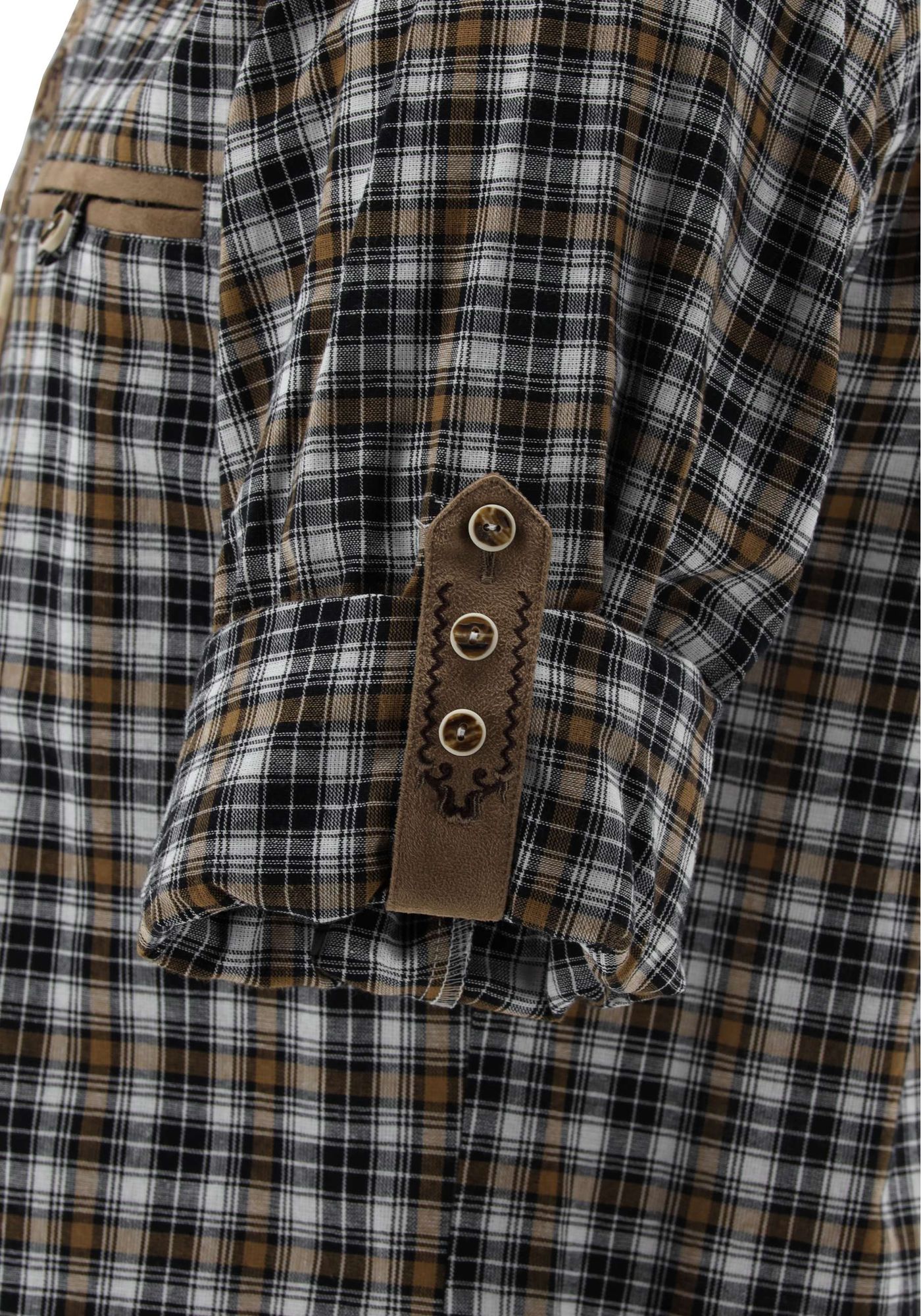 OS Trachten Trachtenhemd Slim Fit Clavas