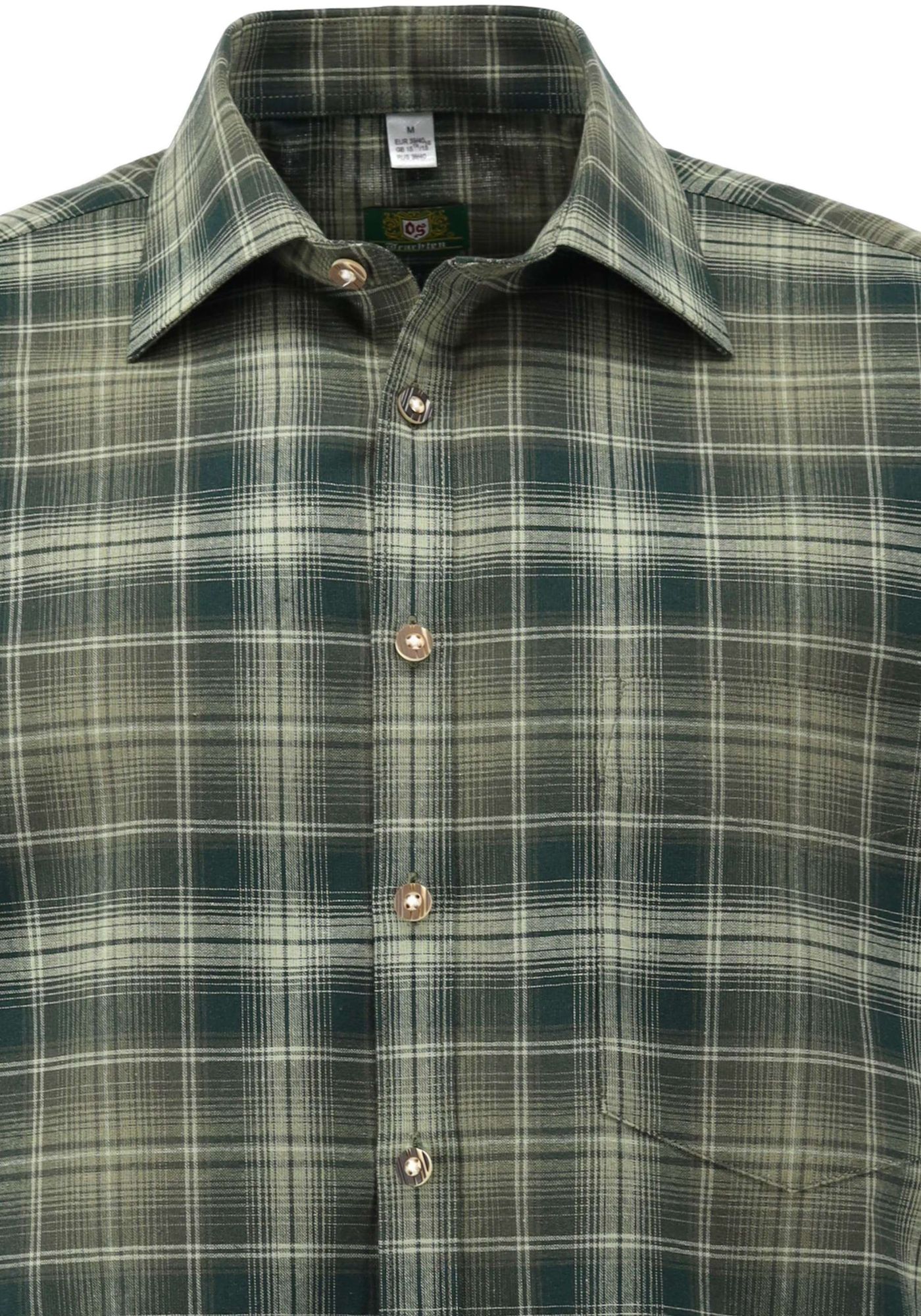 OS Trachten Jagdhemd Slim Fit Salui