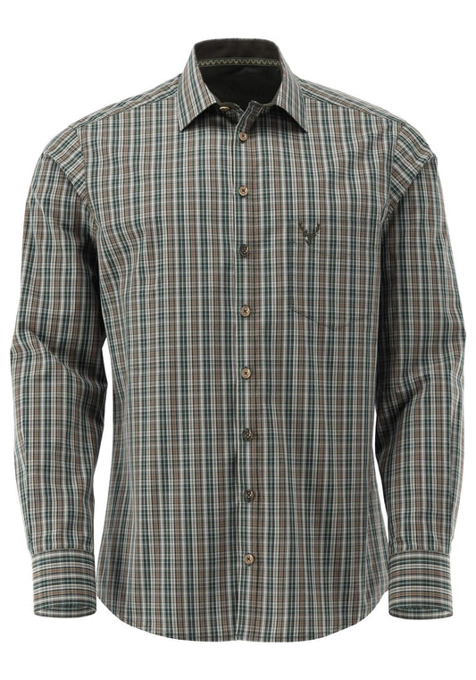 OS Trachten Jagdhemd Slim Fit Wator