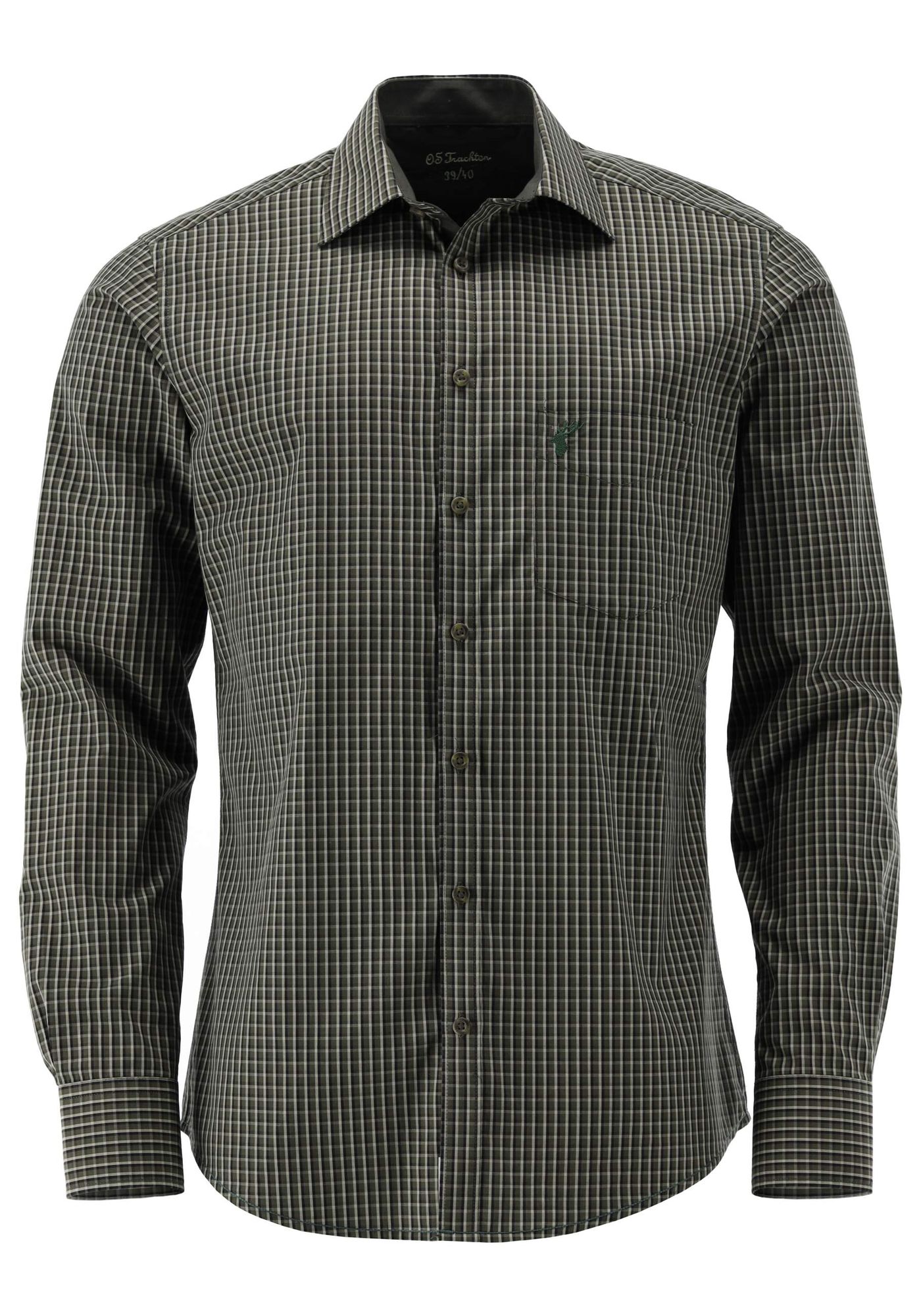 OS Trachten Jagdhemd Slim Fit Emibo