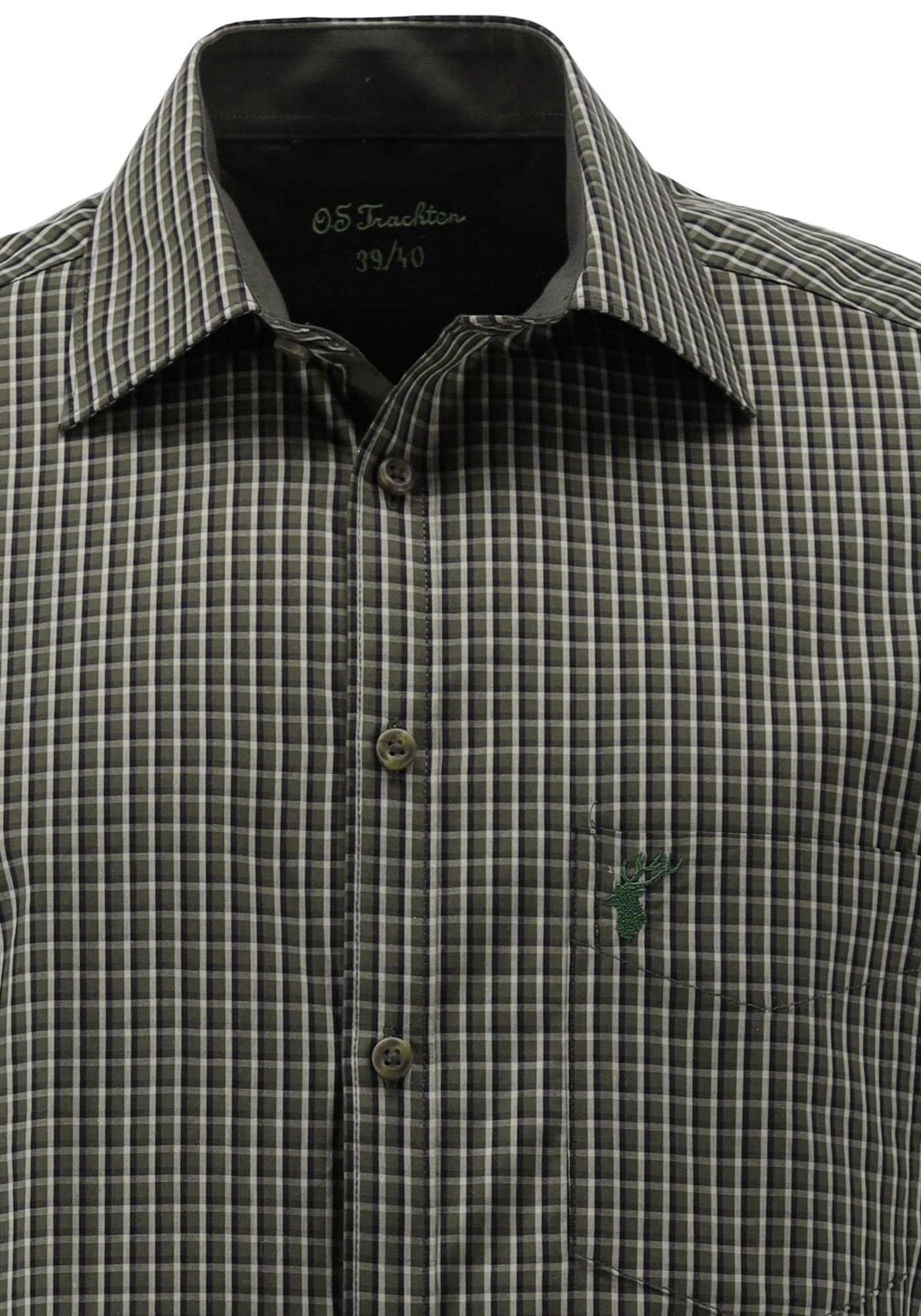 OS Trachten Jagdhemd Slim Fit Emibo