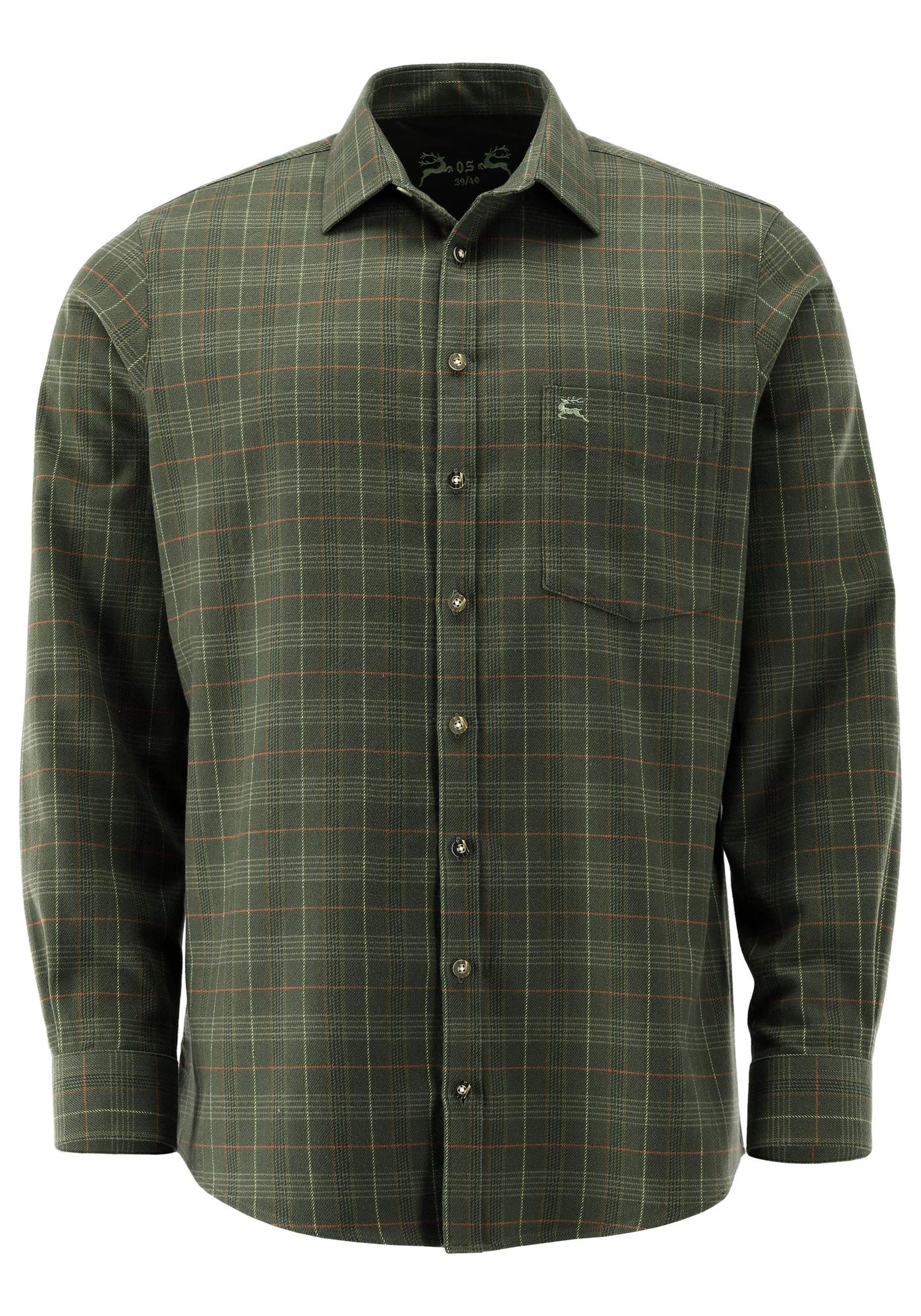 OS Trachten Jagdhemd Slim Fit Midat