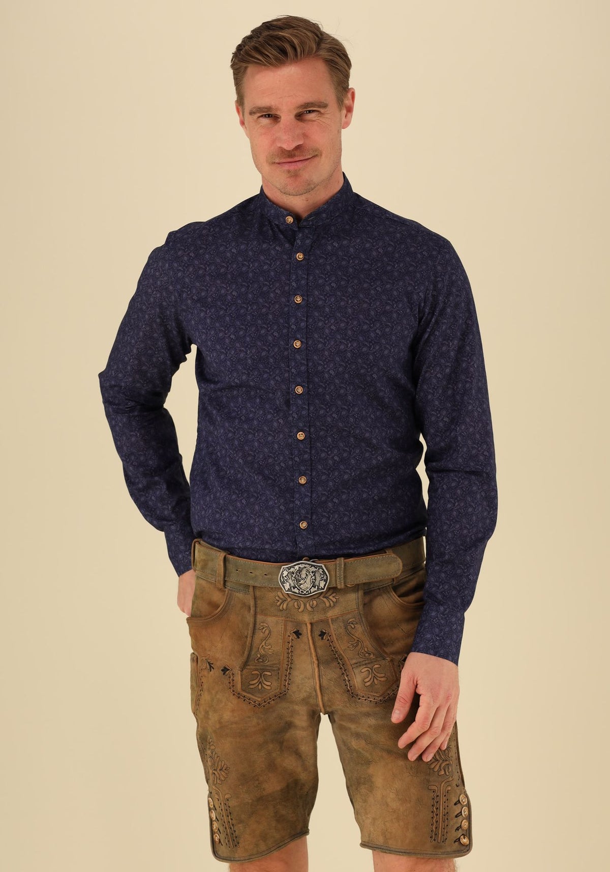 Gipfelstürmer Trachtenhemd Slim Fit Malto