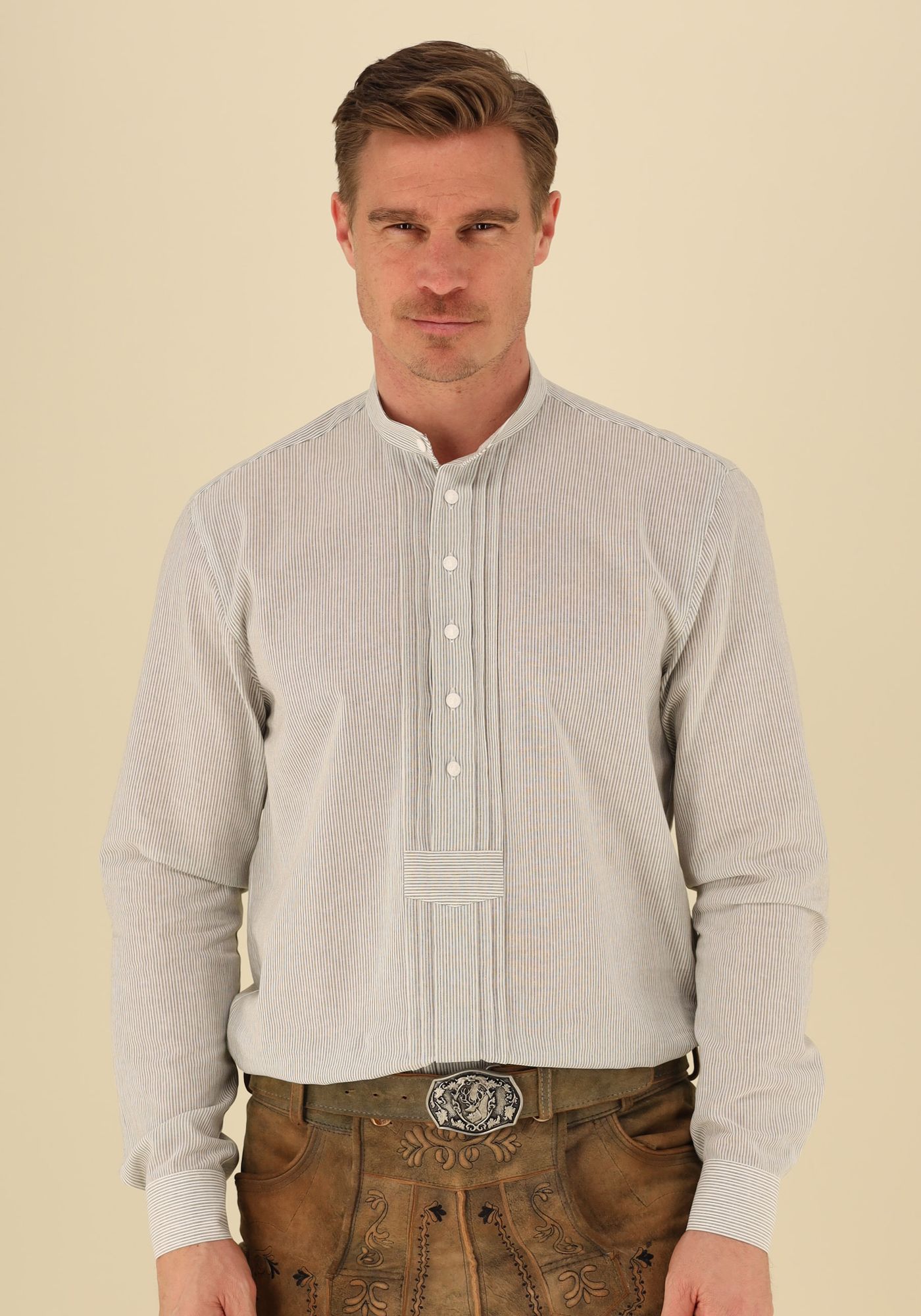 OS Trachten Trachtenhemd Slim Fit Tiboya
