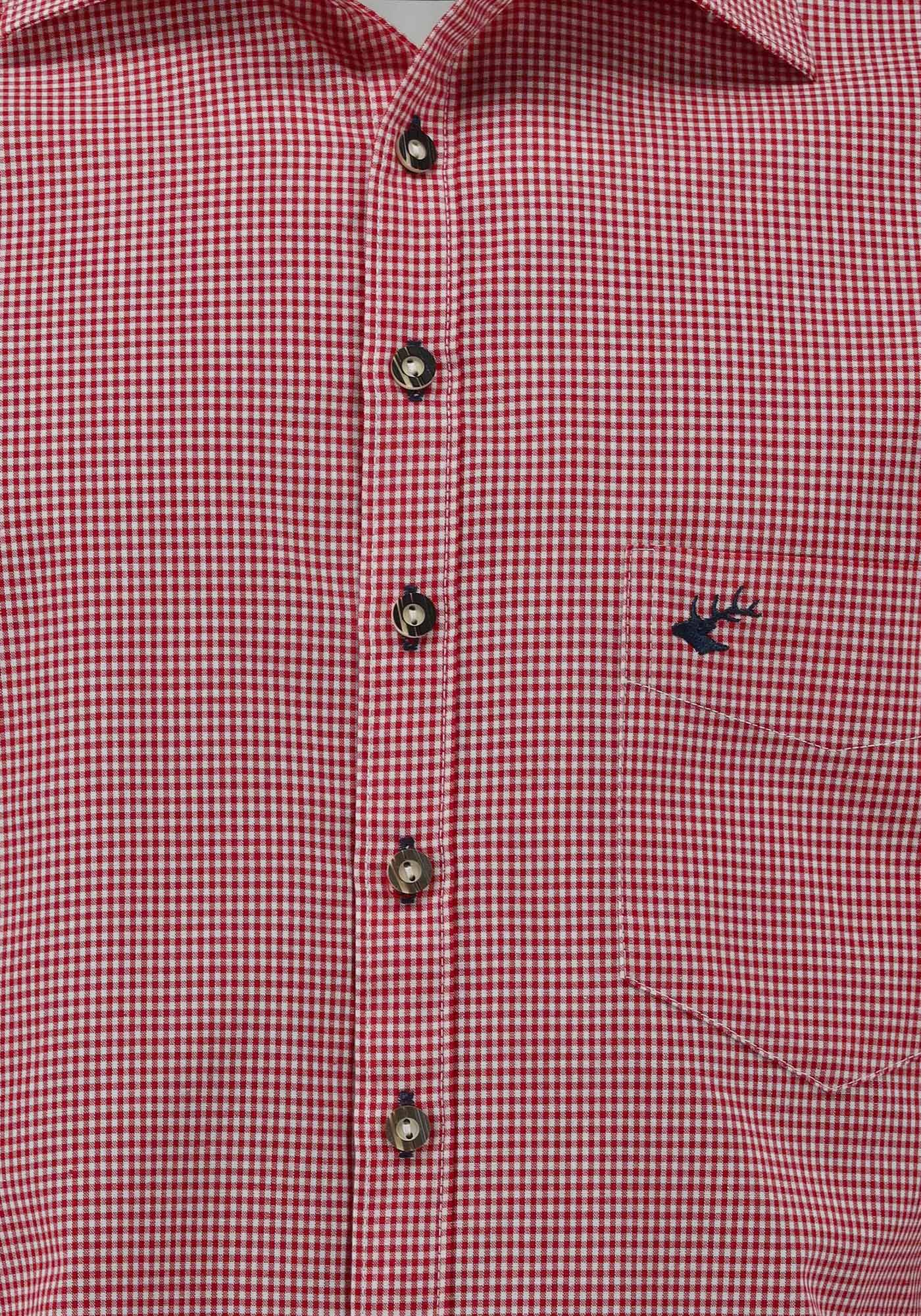 OS Trachten Trachtenhemd Slim Fit Wacodu