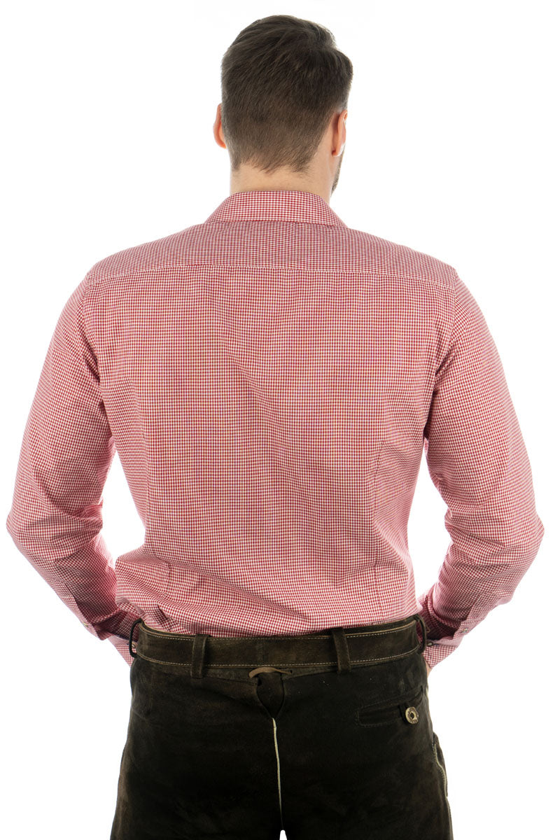 OS Trachten Trachtenhemd Slim Fit Wacodu