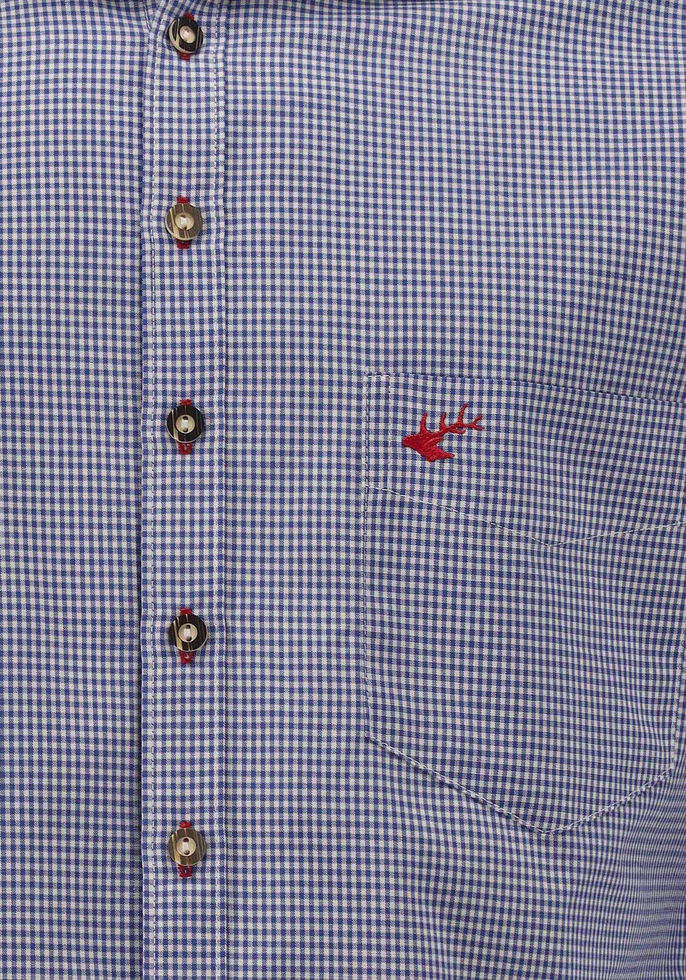 OS Trachten Trachtenhemd Slim Fit Wacodu