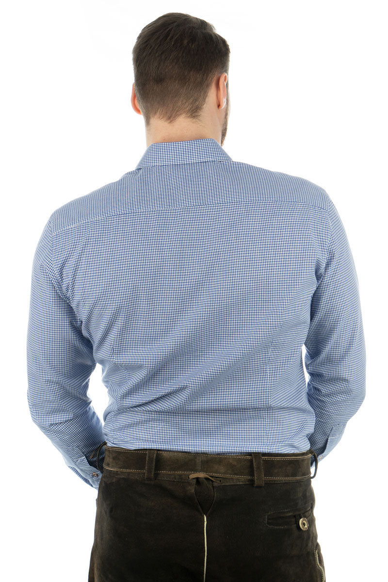 OS Trachten Trachtenhemd Slim Fit Wacodu