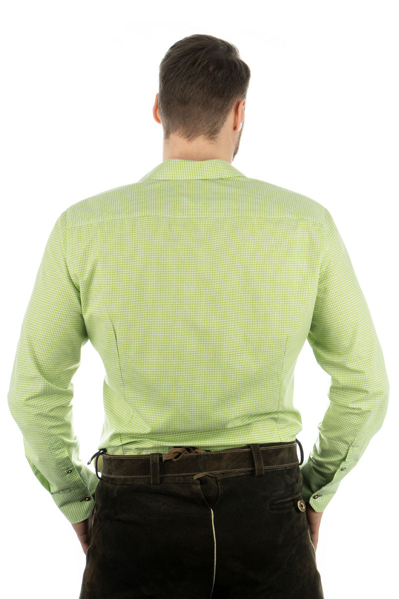 OS Trachten Trachtenhemd Slim Fit Wacodu