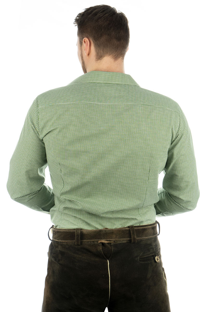 OS Trachten Trachtenhemd Slim Fit Wacodu