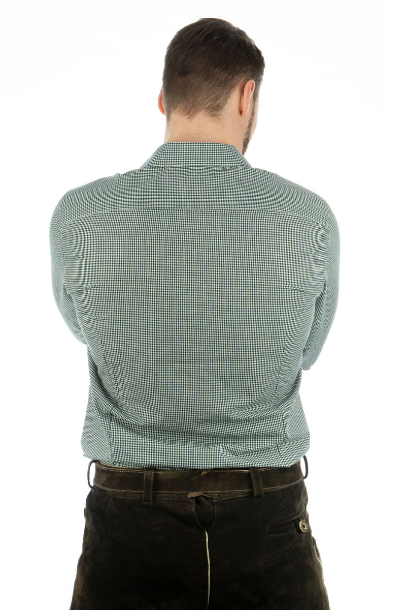 OS Trachten Trachtenhemd Slim Fit Wacodu