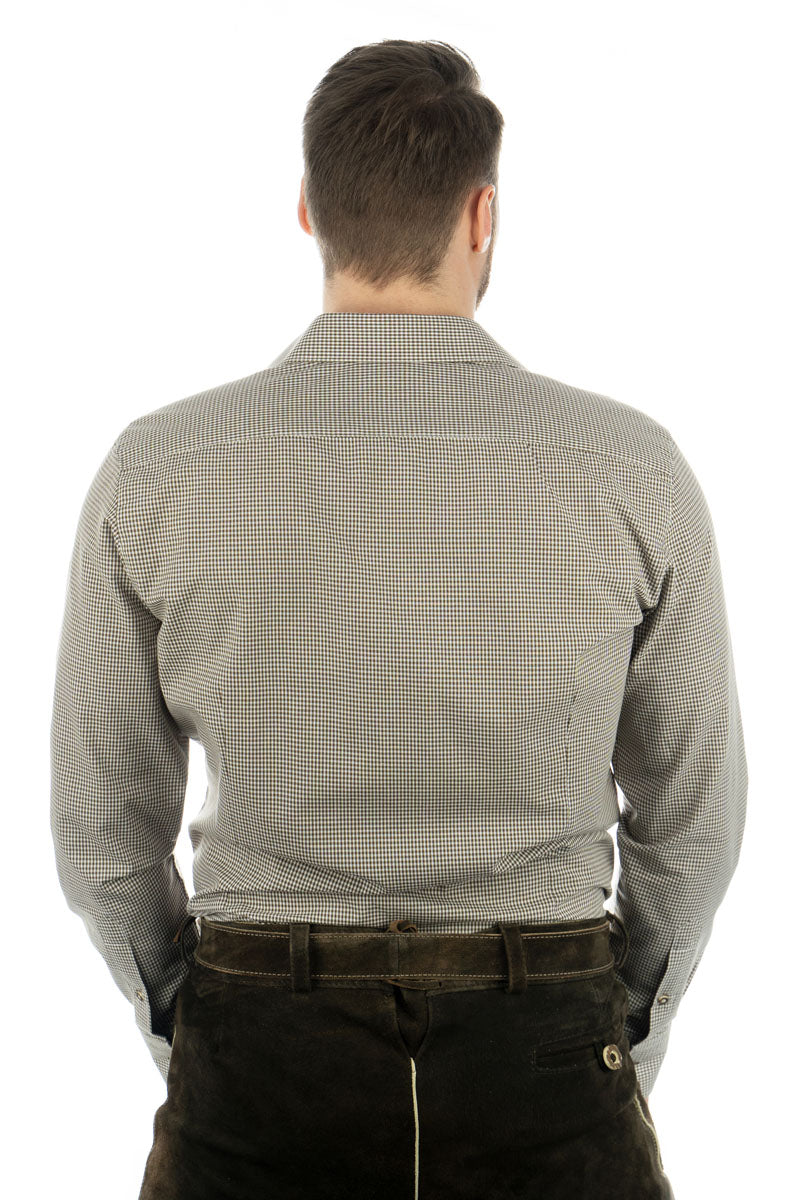 OS Trachten Trachtenhemd Slim Fit Wacodu