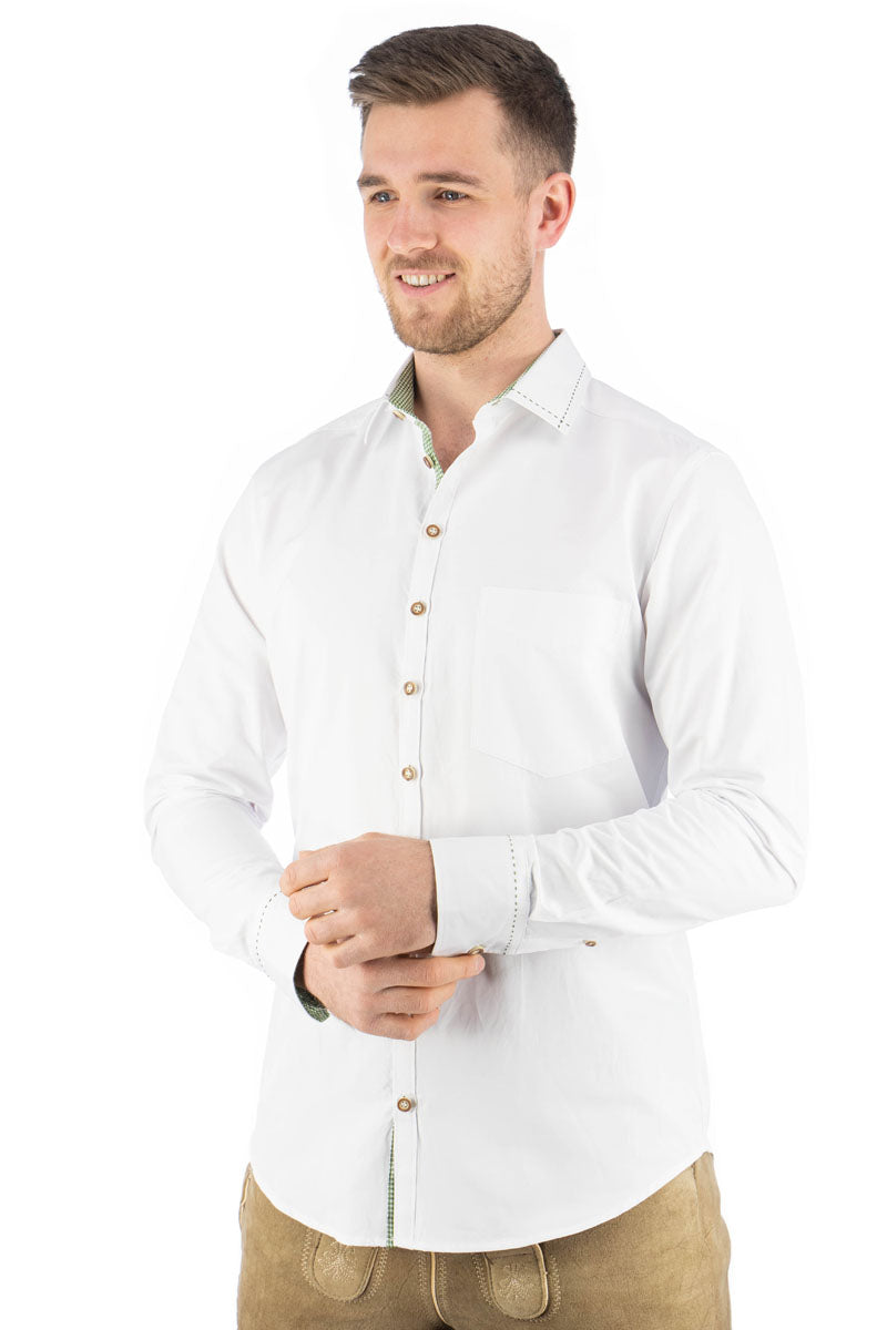OS Trachten Trachtenhemd Slim Fit Prilde