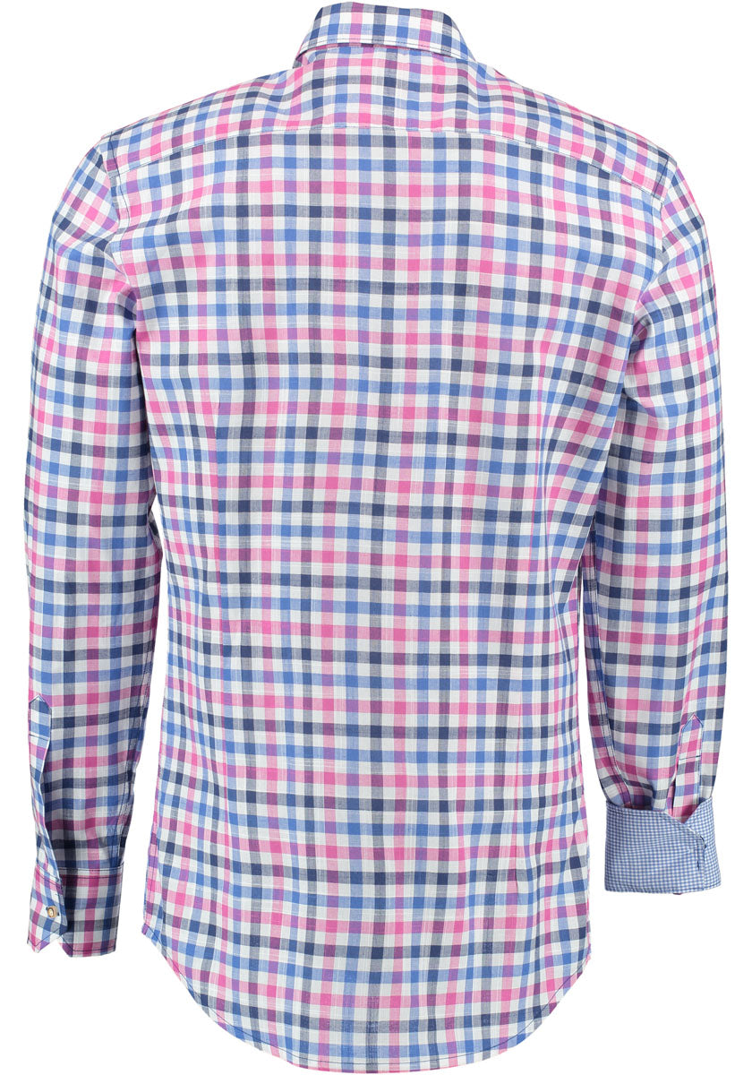 OS Trachten Trachtenhemd Slim Fit Junra