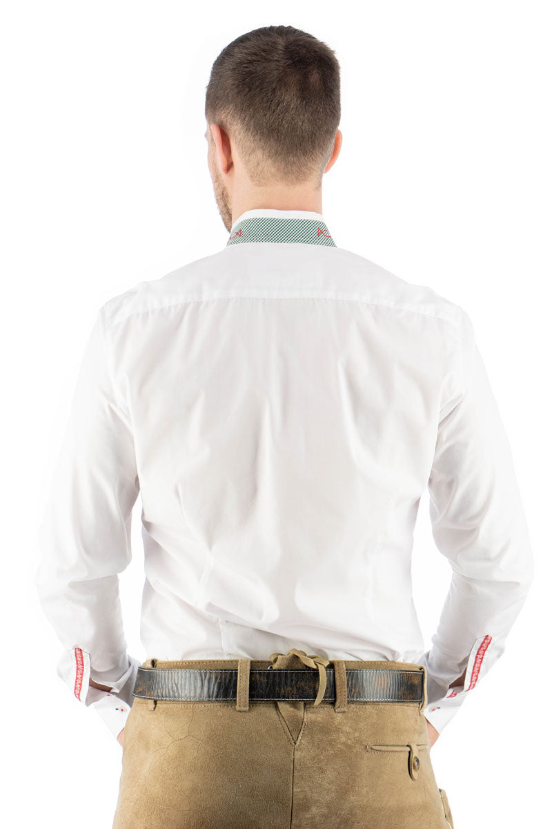 OS Trachten Trachtenhemd Slim Fit Cereba