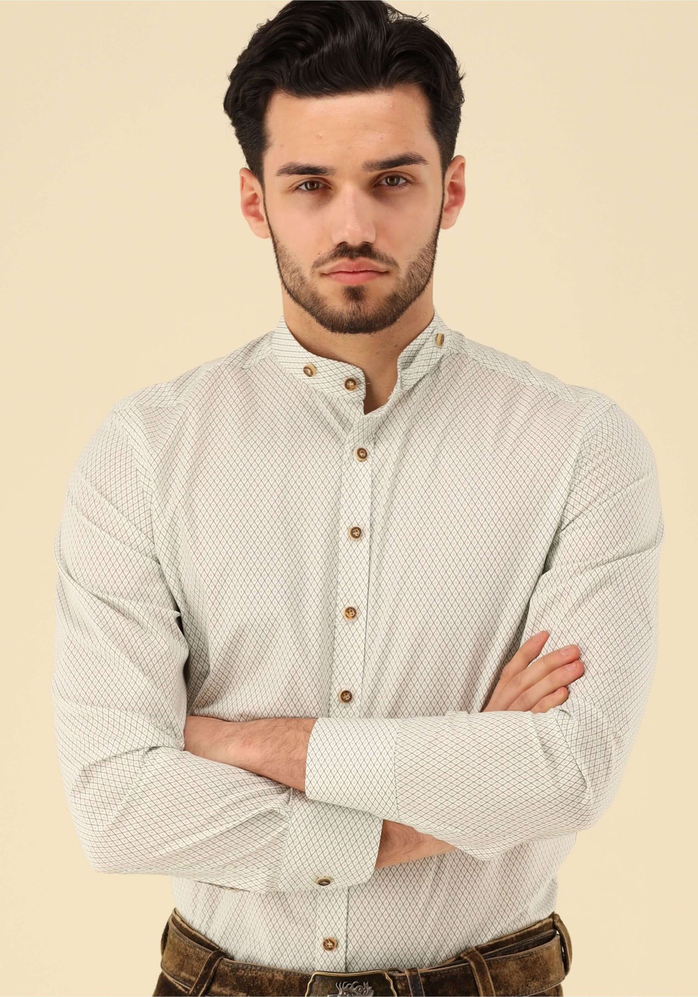 Gipfelstürmer Trachtenhemd Slim Fit Drumpu