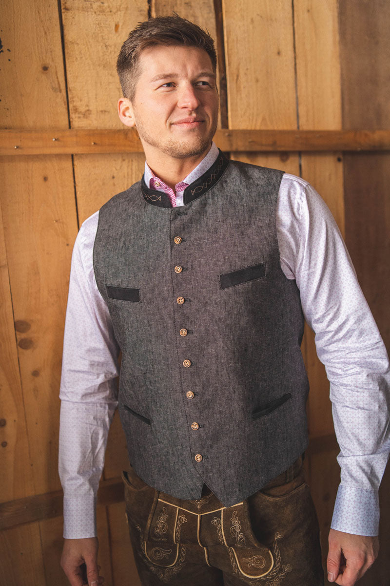 Gipfelstürmer Trachtenhemd Slim Fit Rorey