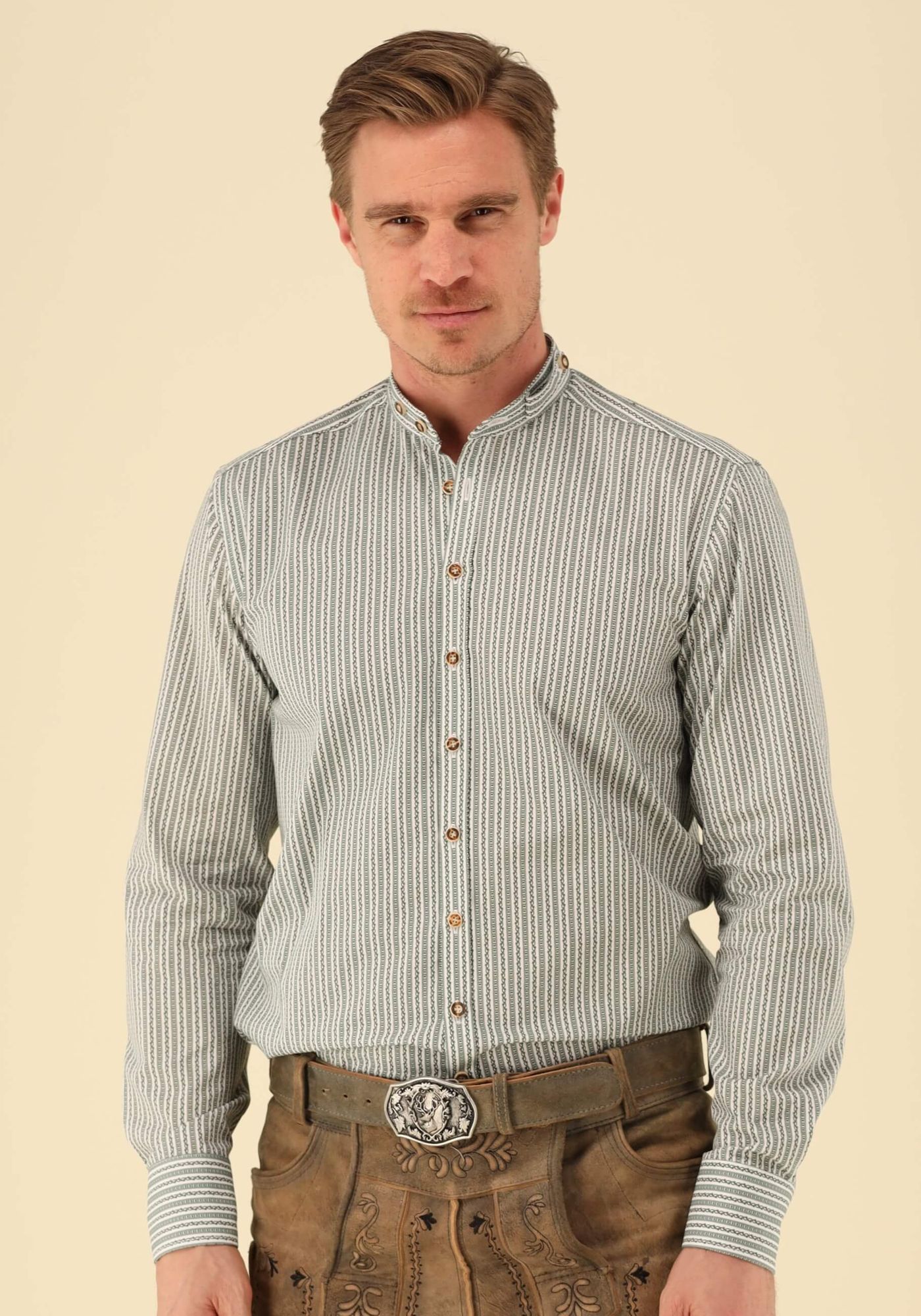 Gipfelstürmer Trachtenhemd Slim Fit Jigas