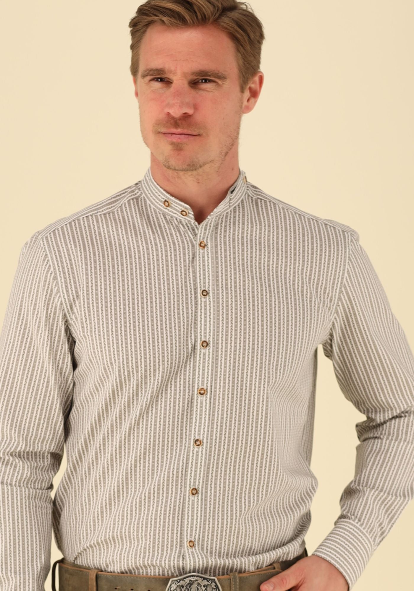 Gipfelstürmer Trachtenhemd Slim Fit Jigas