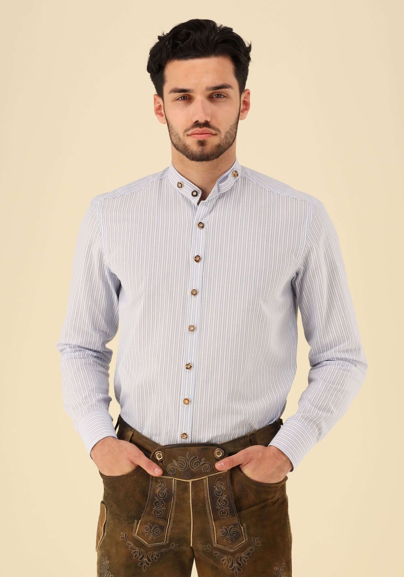 Gipfelstürmer Trachtenhemd Slim Fit Swoqi