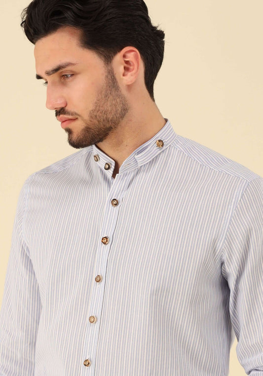 Gipfelstürmer Trachtenhemd Slim Fit Swoqi
