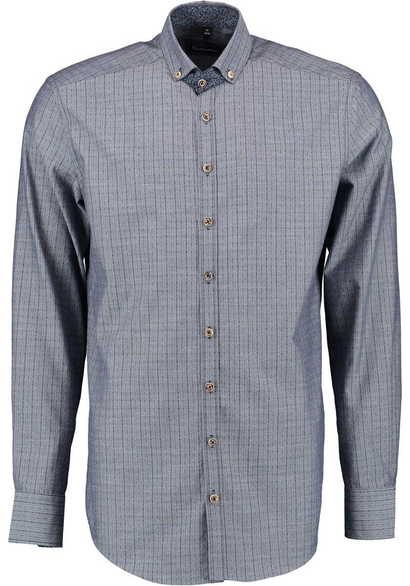 Gipfelstürmer Trachtenhemd Slim Fit Qodaro