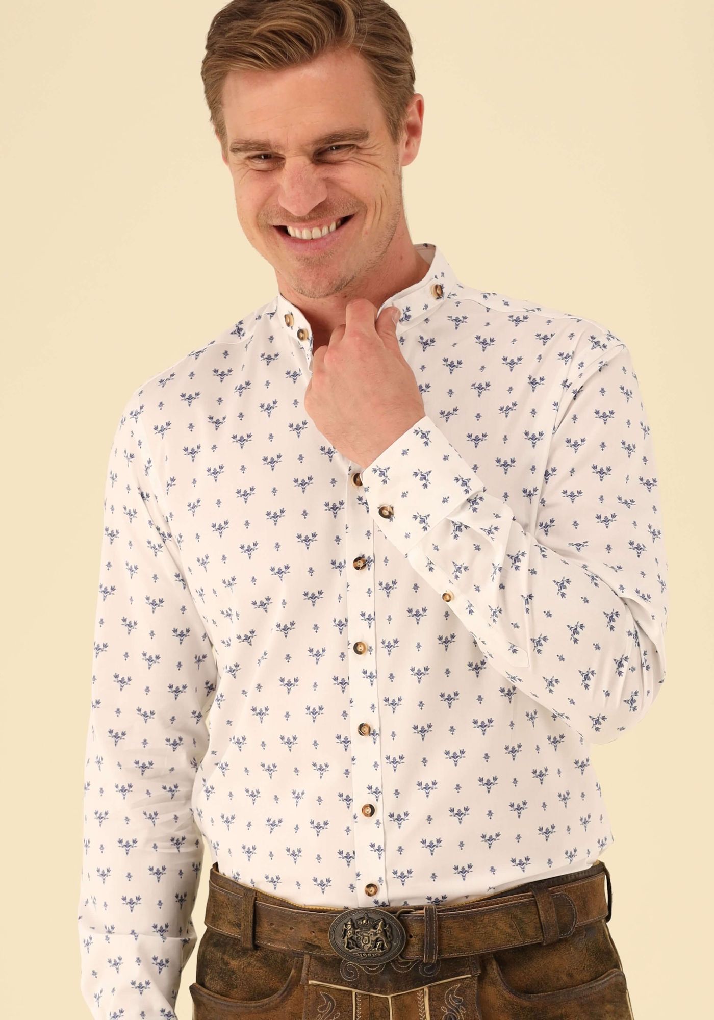 Gipfelstürmer Trachtenhemd Slim Fit Tinalu