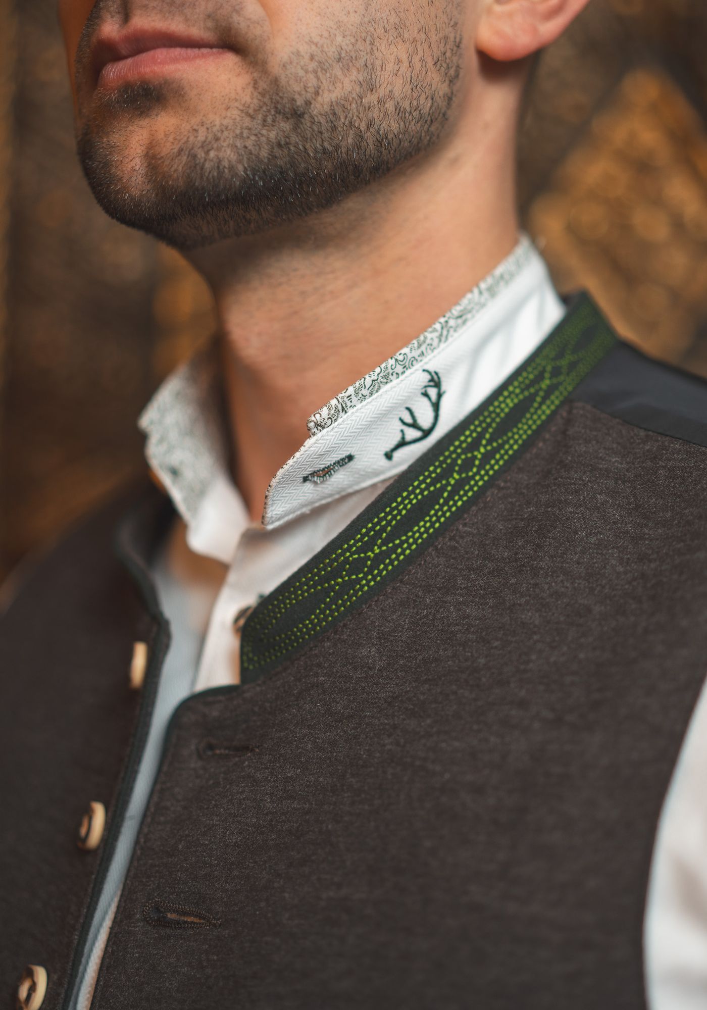 Gipfelstürmer Trachtenhemd Slim Fit Exopon