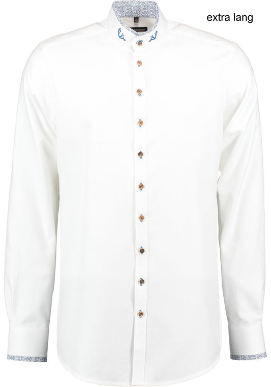 Gipfelstürmer Trachtenhemd Slim Fit Fucot (Extra lang)