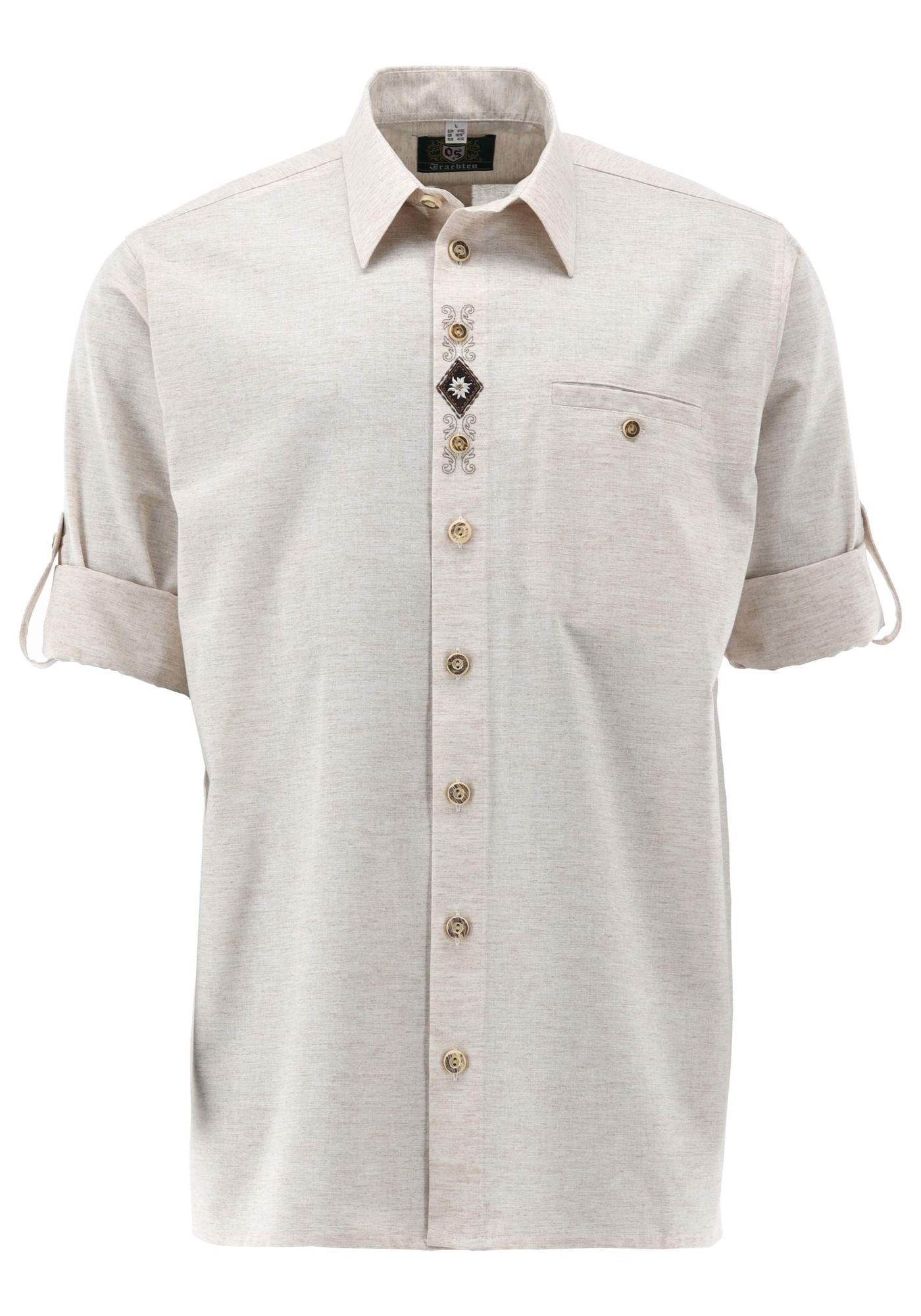 OS Trachten Trachtenhemd Slim Fit Sedia