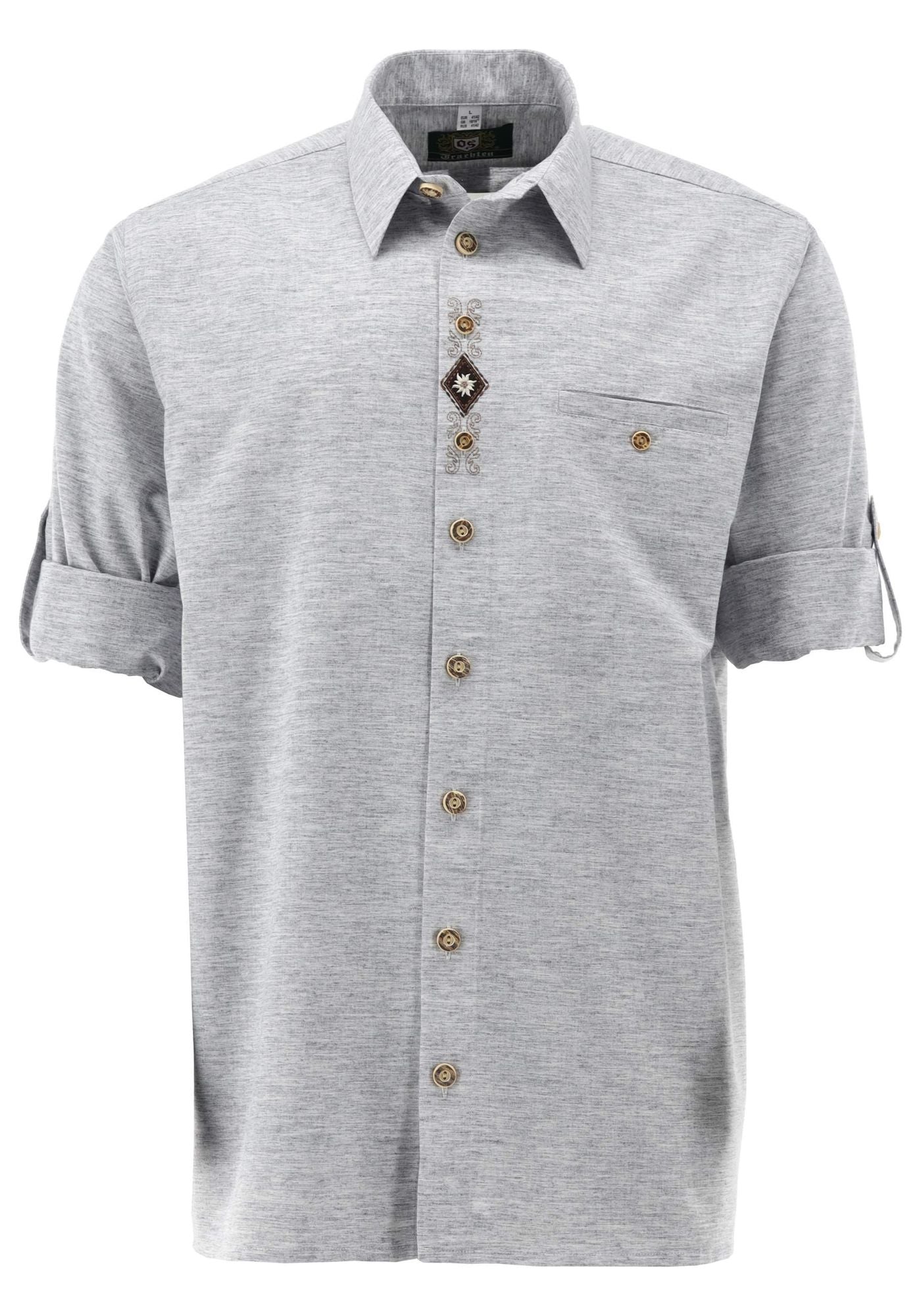 OS Trachten Trachtenhemd Slim Fit Sedia