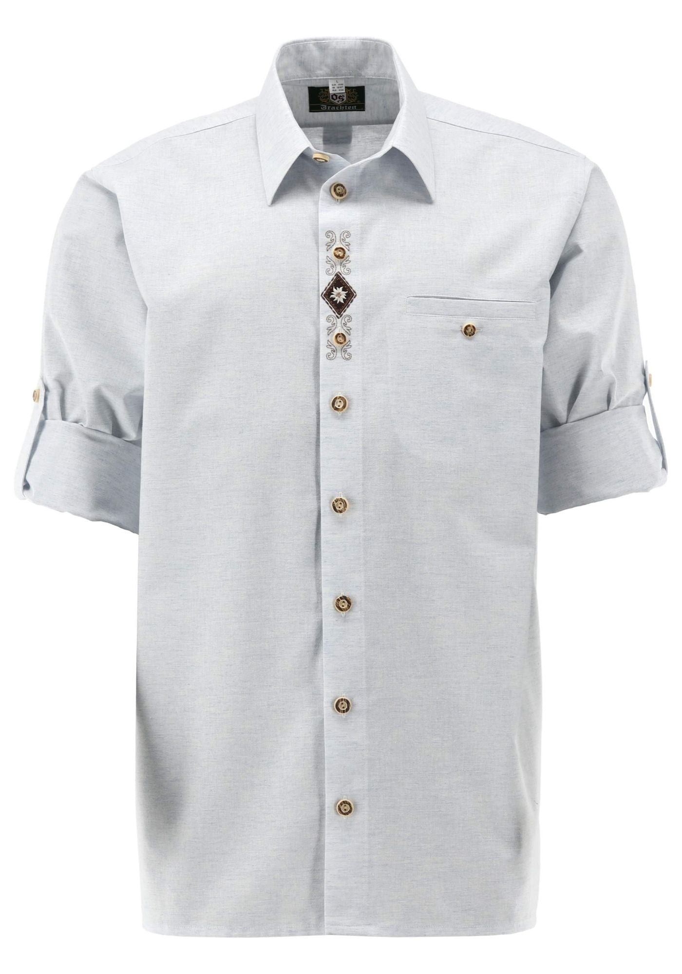 OS Trachten Trachtenhemd Slim Fit Sedia