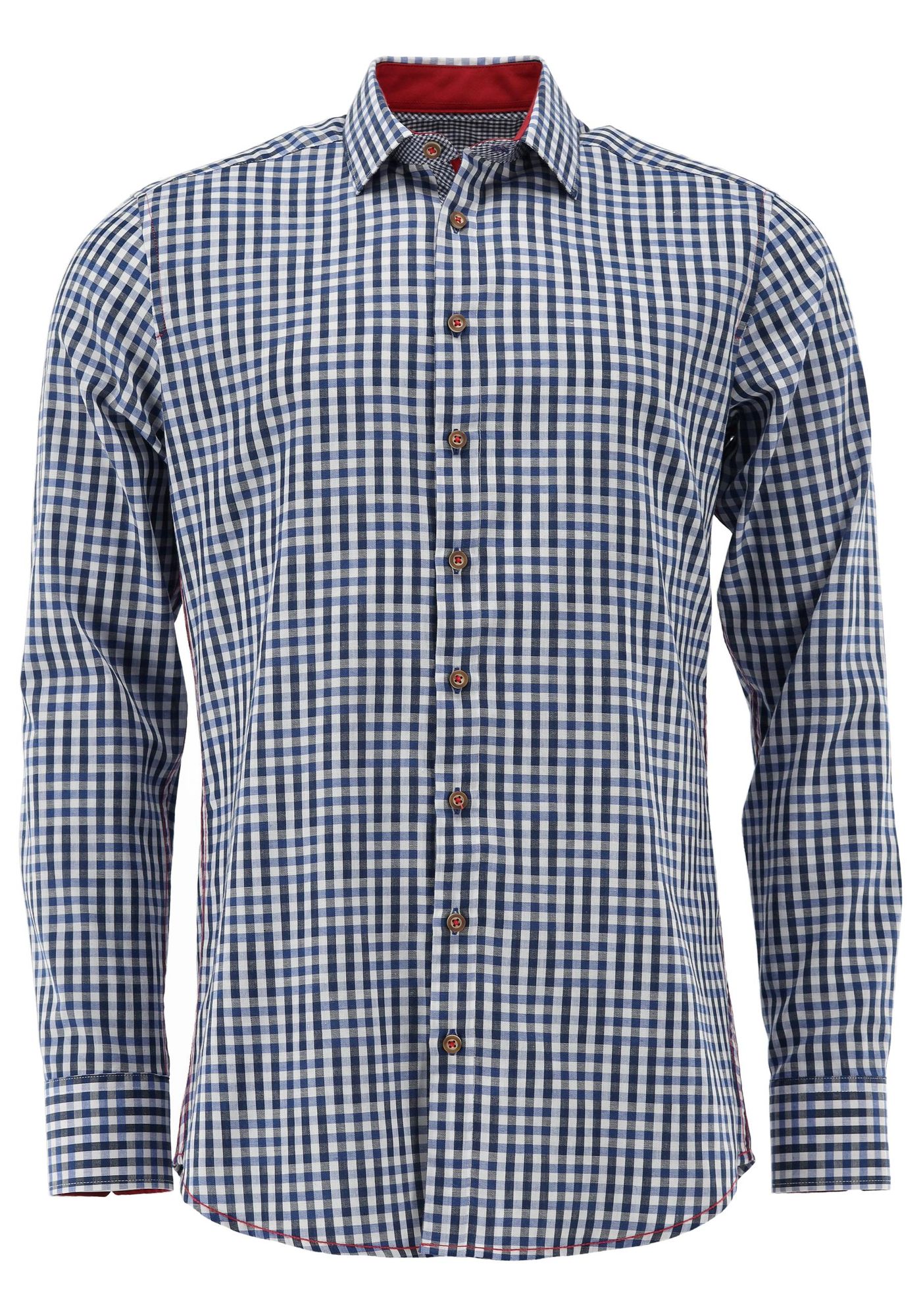 OS Trachten Trachtenhemd Slim Fit Merogu (extra lang)