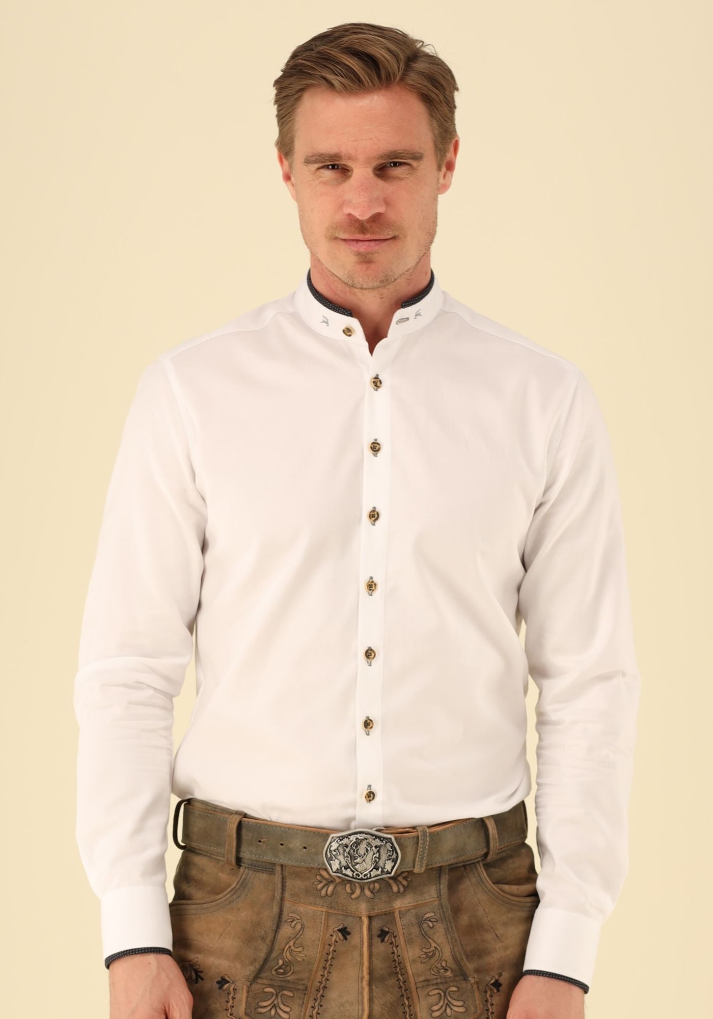 Gipfelstürmer Trachtenhemd Slim Fit Rilumi