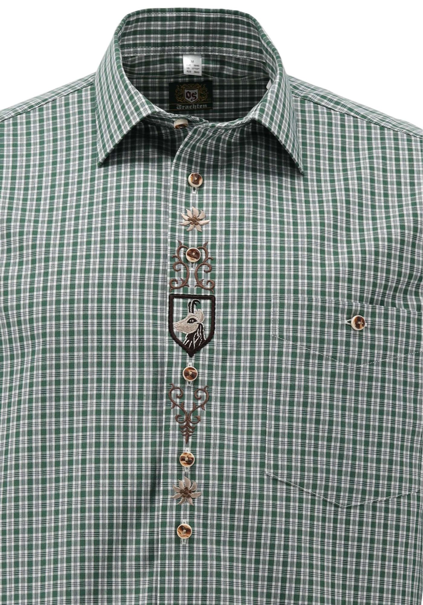 OS Trachten Jagdhemd Slim Fit Amboio