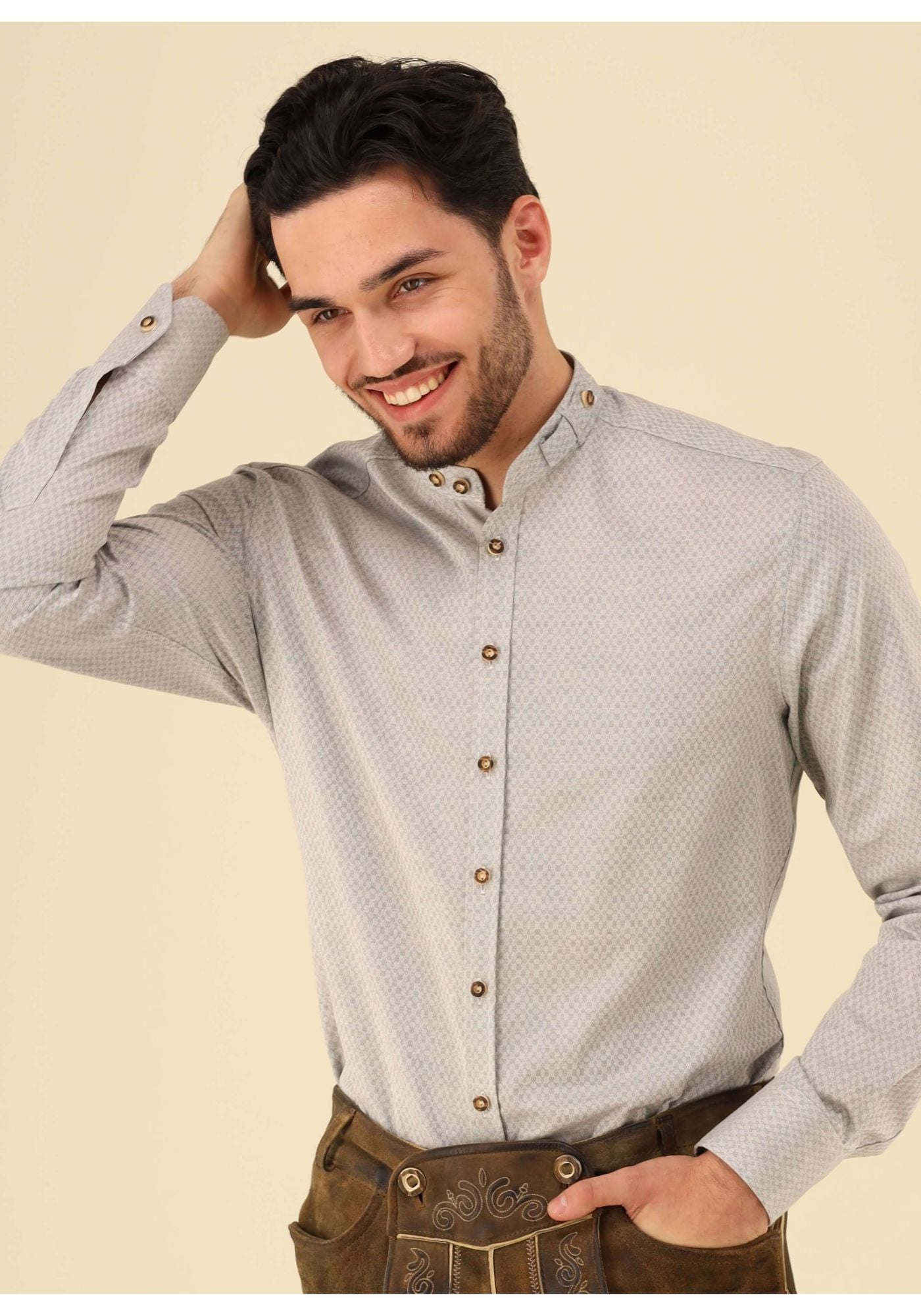 Gipfelstürmer Trachtenhemd Slim Fit Honou