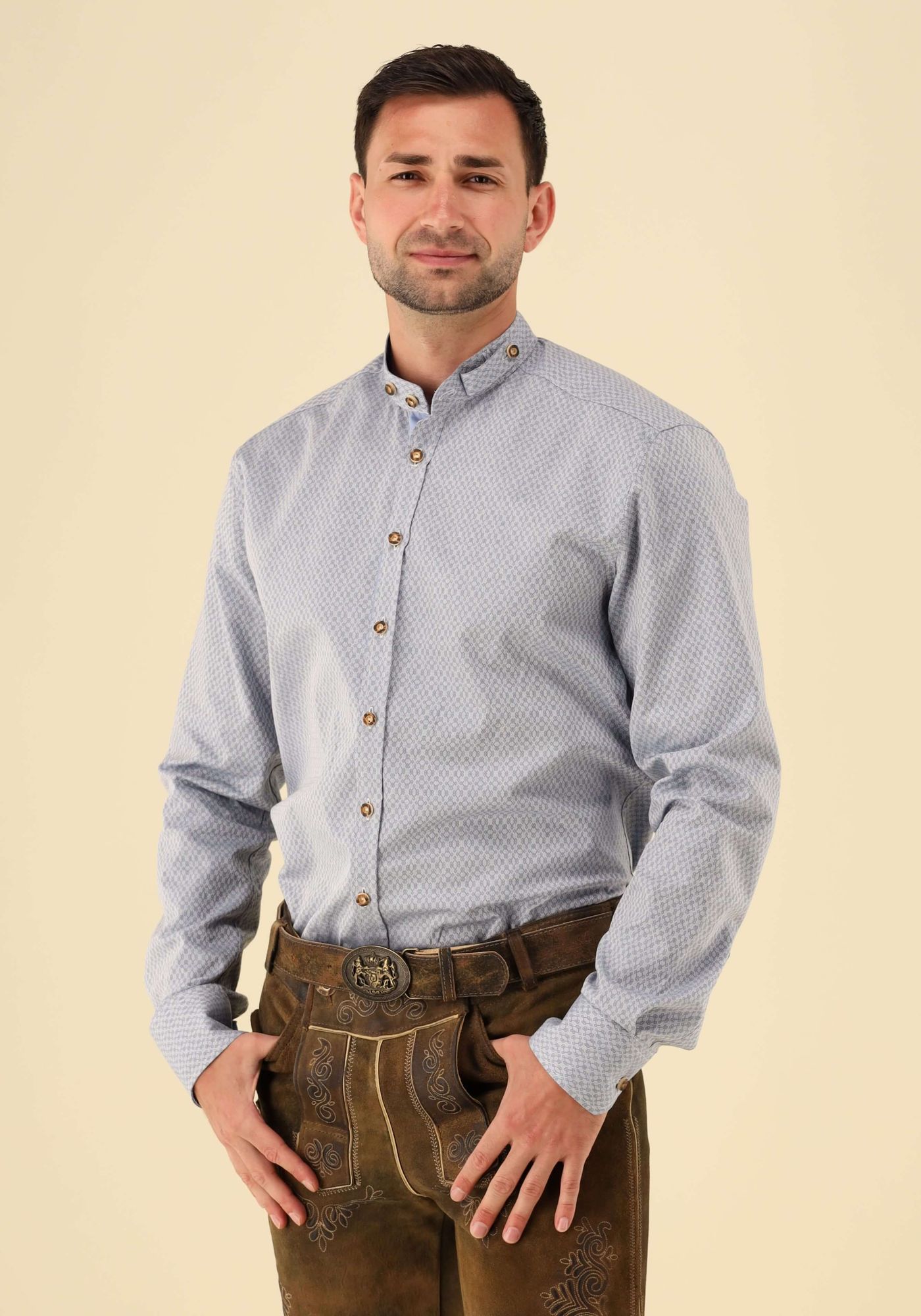 Gipfelstürmer Trachtenhemd Slim Fit Honou