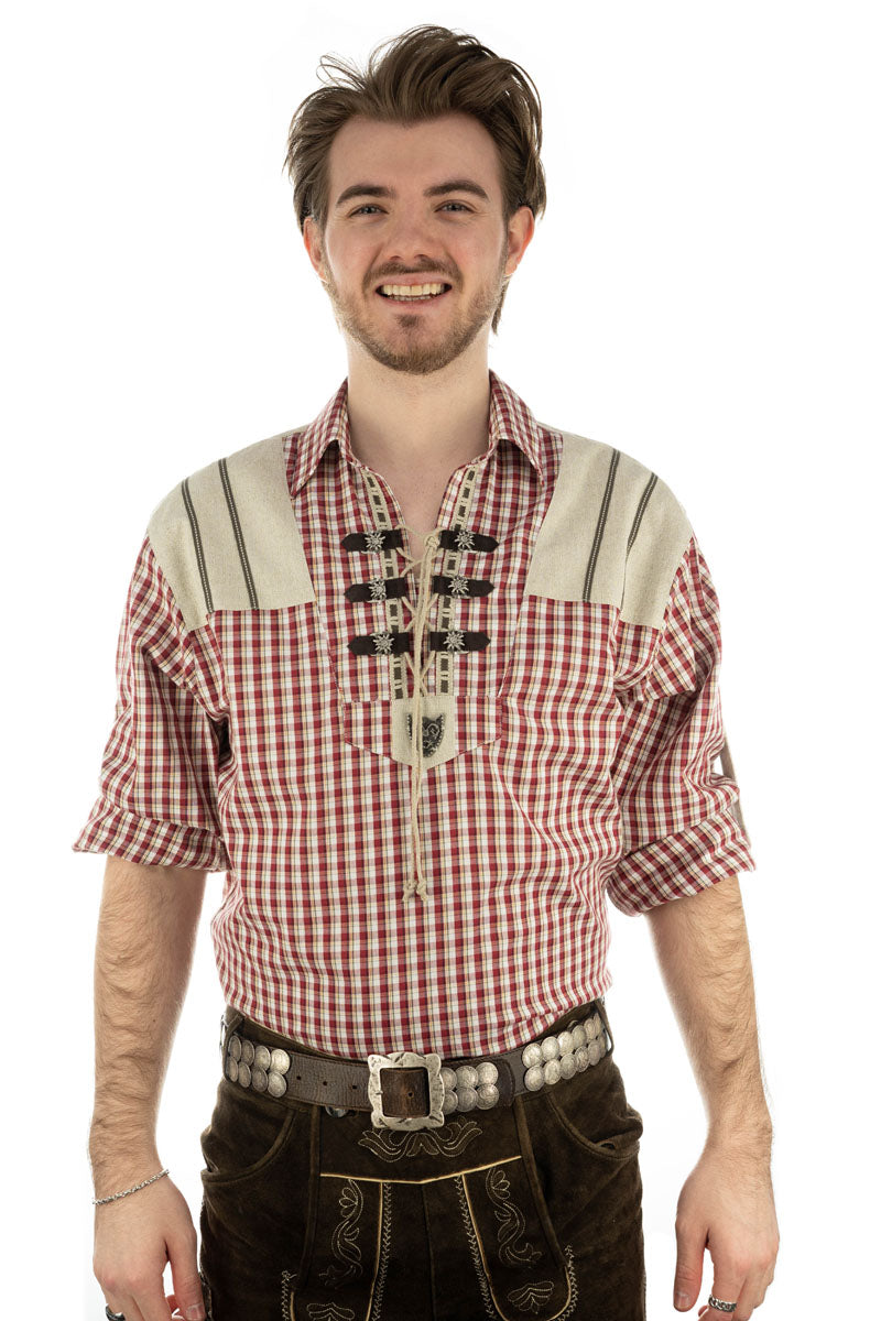 OS Trachten Trachtenhemd Regular Fit Kluncu