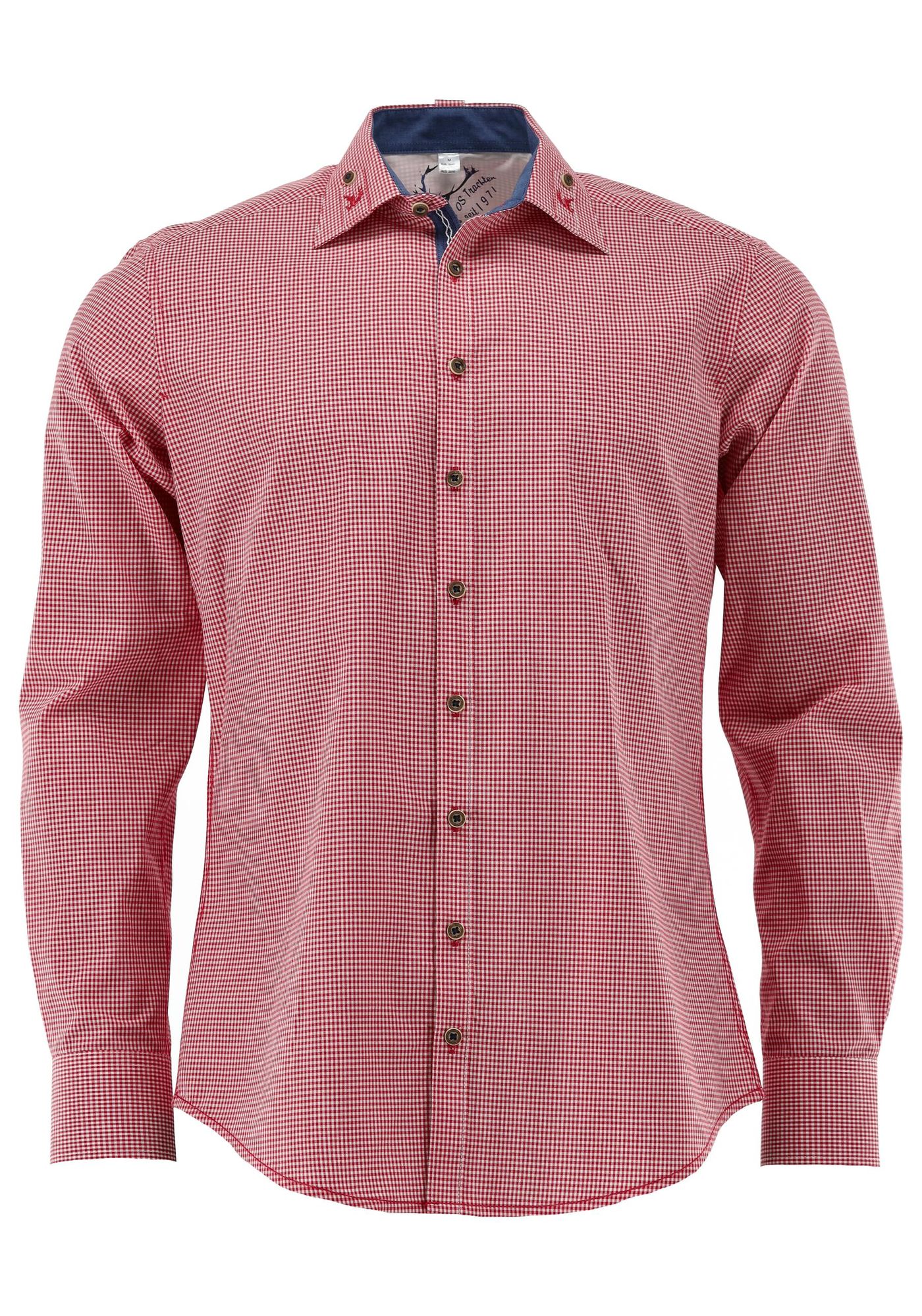 OS Trachten Trachtenhemd Slim Fit Frusla