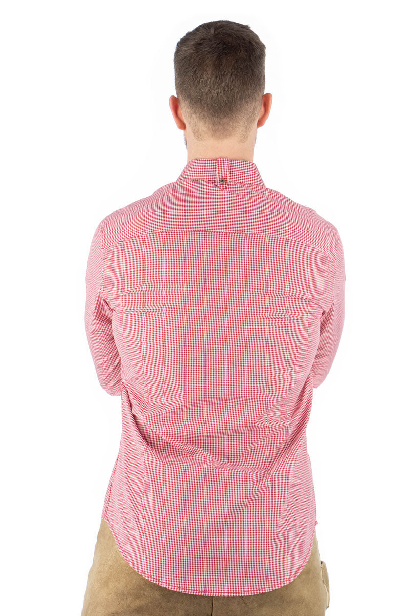 OS Trachten Trachtenhemd Slim Fit Frusla