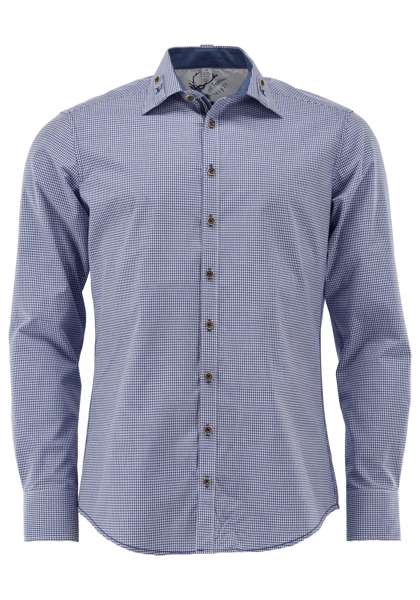 OS Trachten Trachtenhemd Slim Fit Frusla