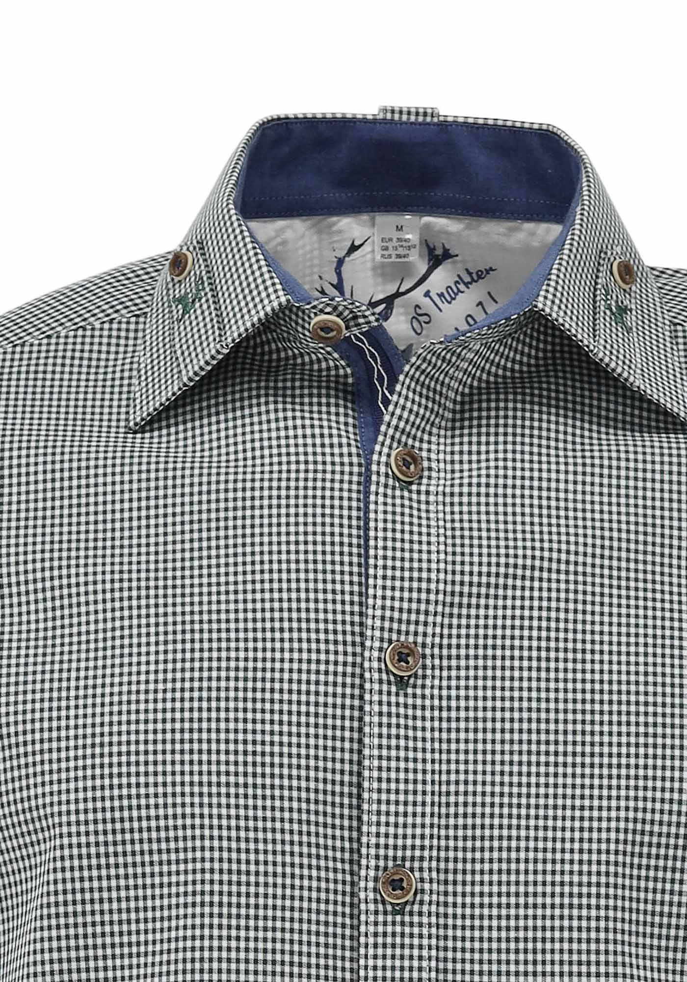 OS Trachten Trachtenhemd Slim Fit Frusla