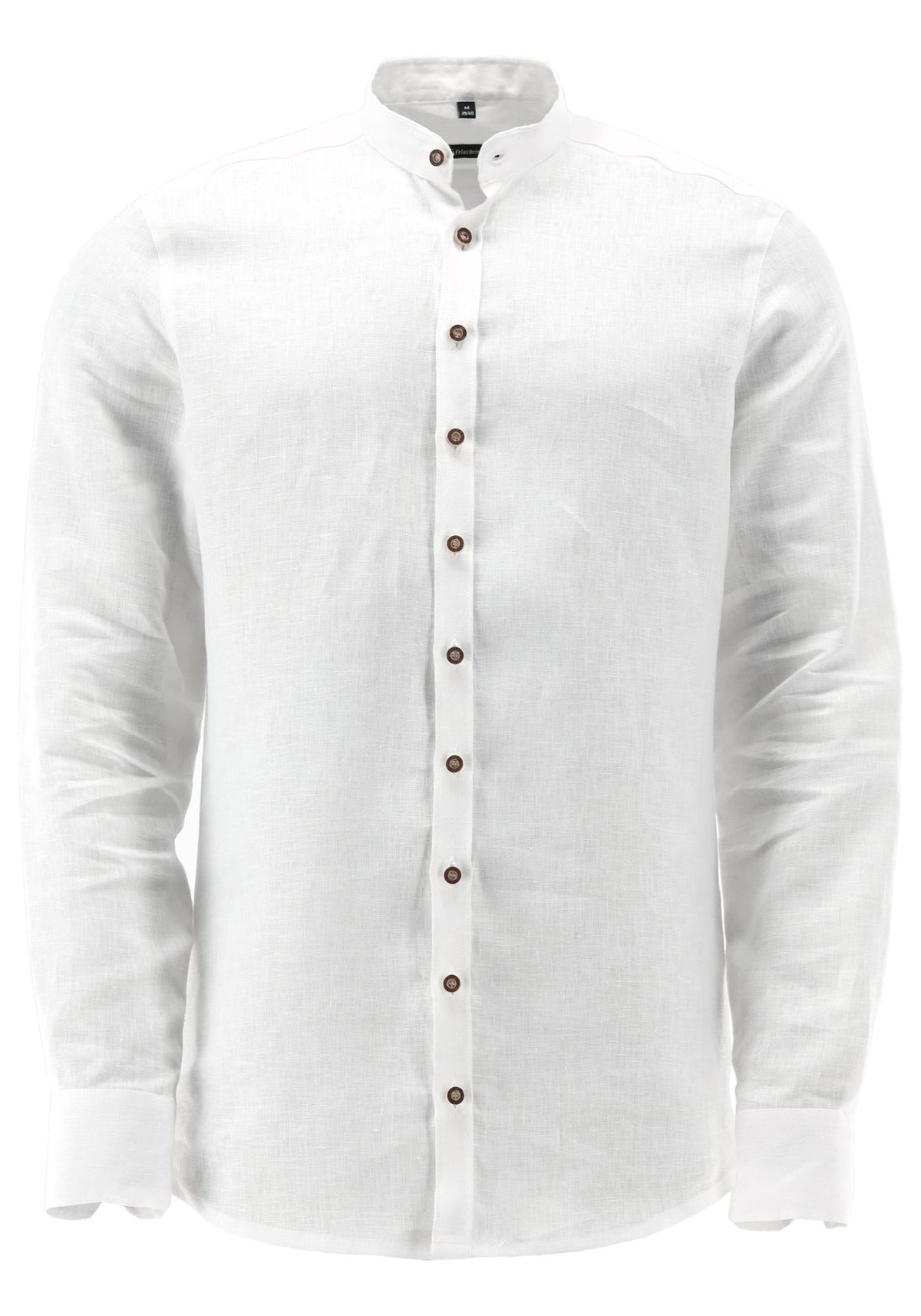Gipfelstürmer Trachtenhemd 100% Leinen Slim Fit Zezod