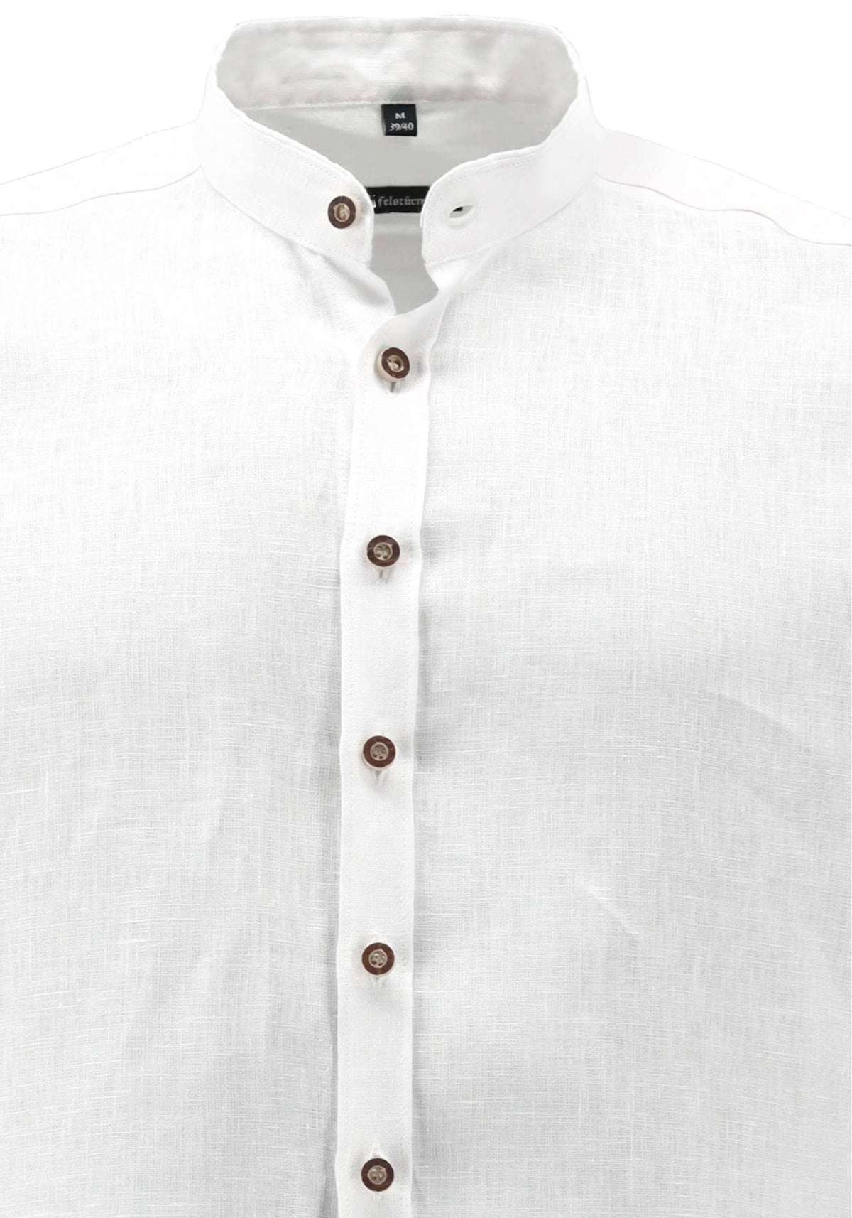 Gipfelstürmer Trachtenhemd 100% Leinen Slim Fit Zezod