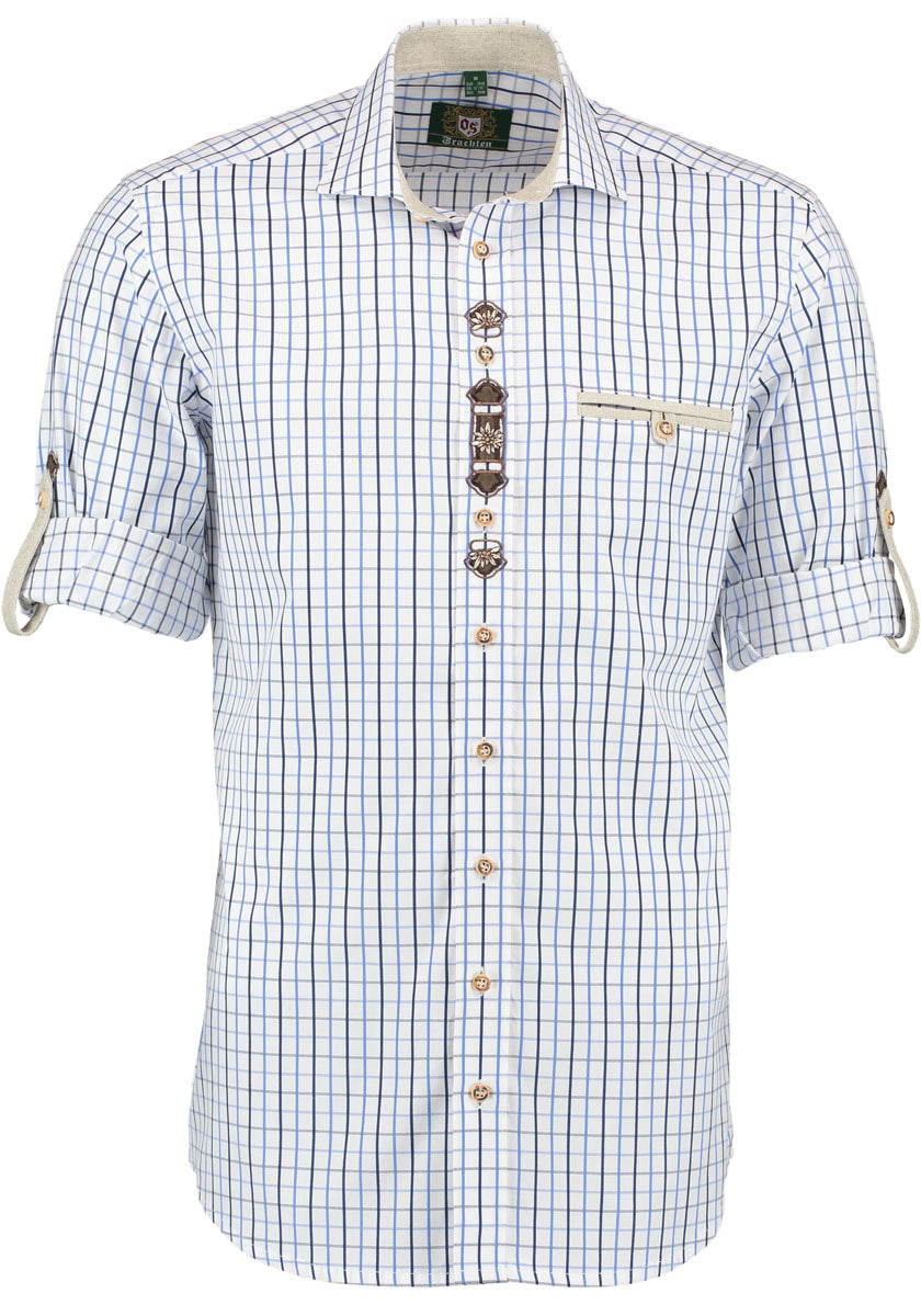 OS Trachten Trachtenhemd Slim Fit Spaja