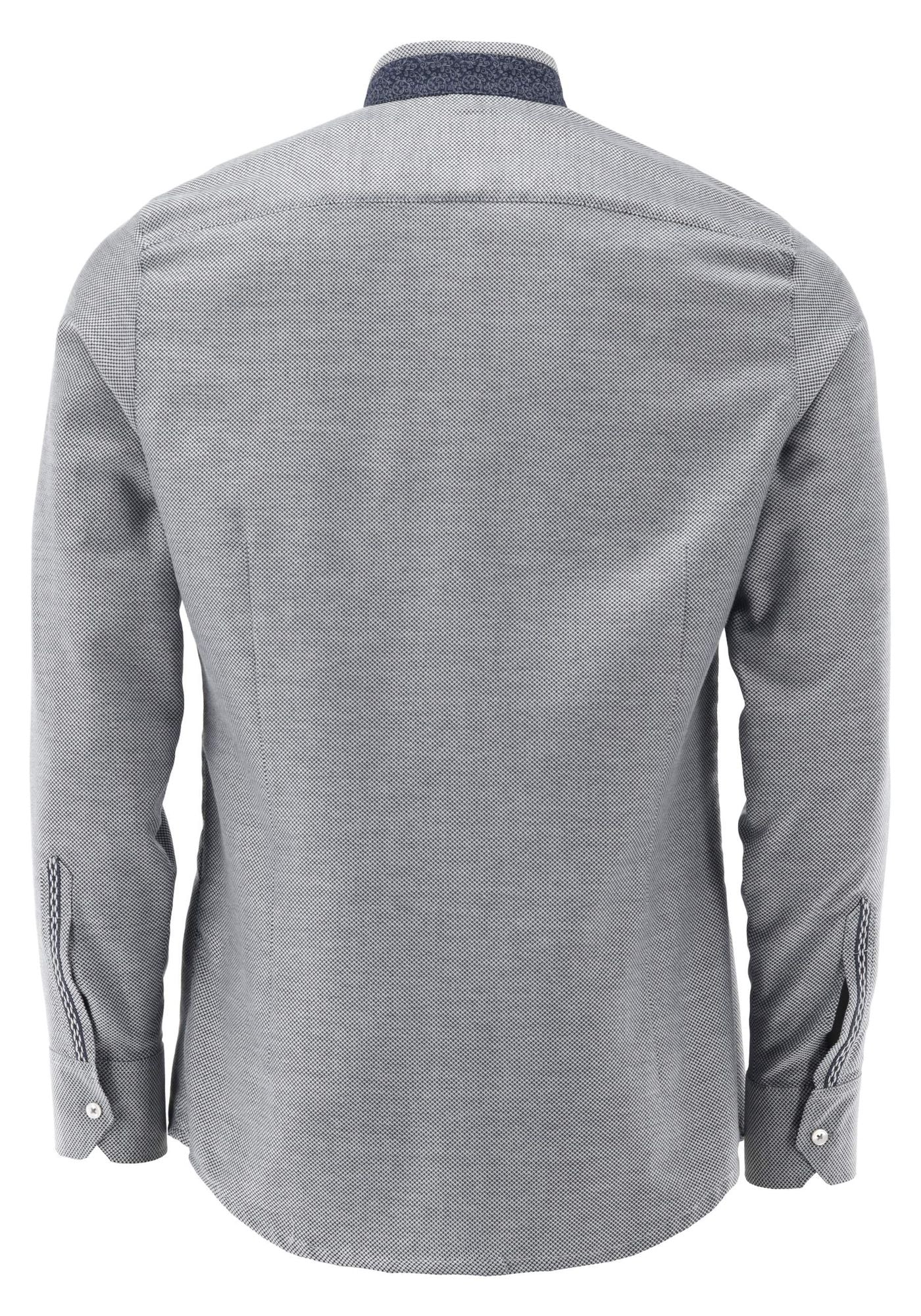 OS Trachten Trachtenhemd Slim Fit Tomno