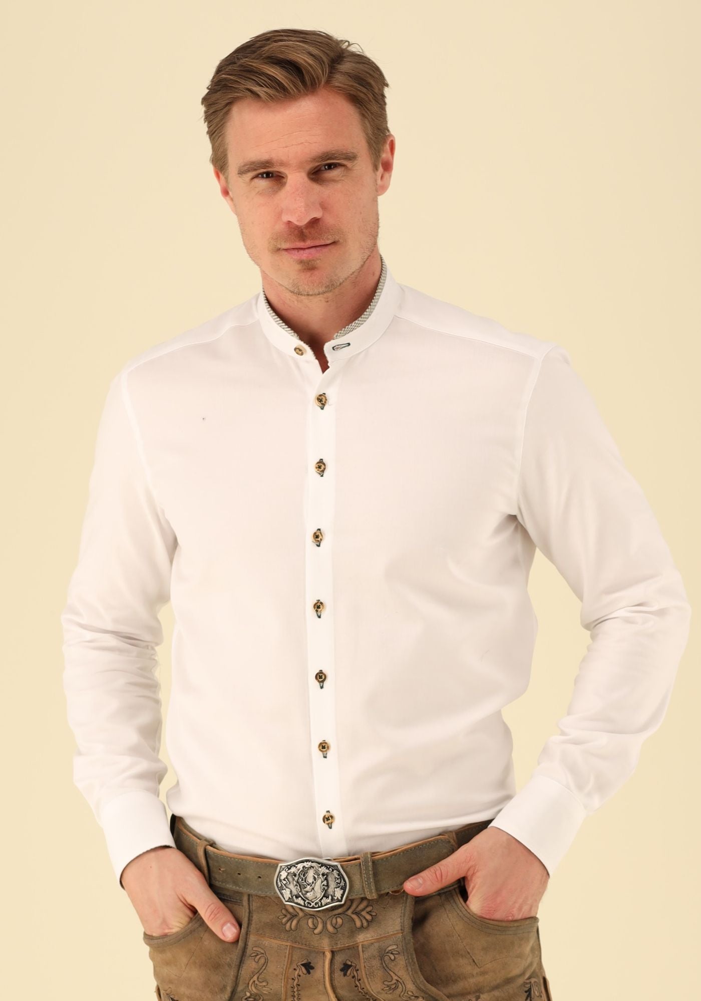 Gipfelstürmer Trachtenhemd Slim Fit Ezaba